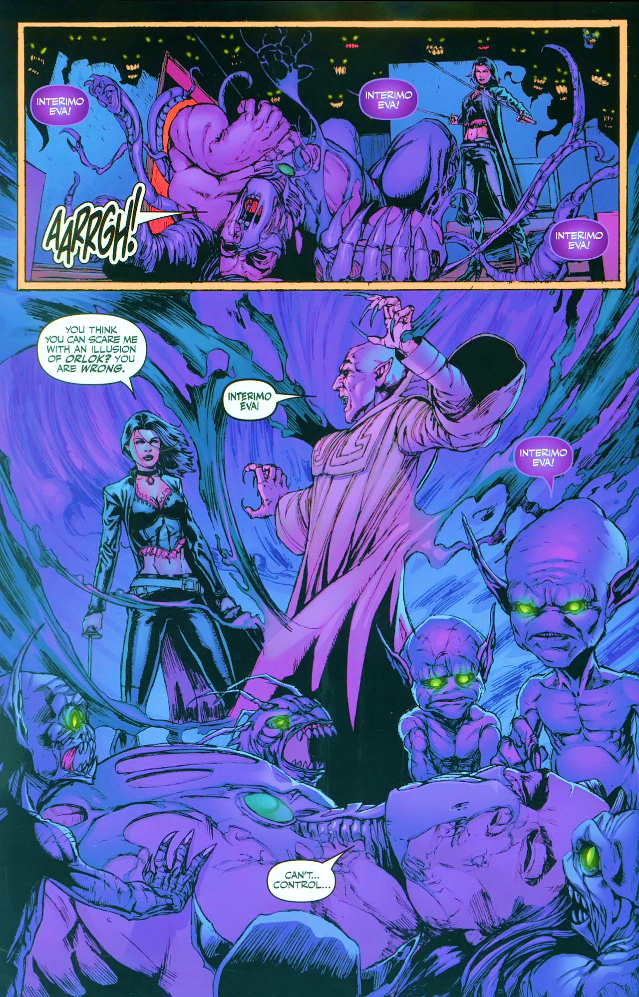 Read online The Darkness vs. Eva: Daughter of Dracula comic -  Issue #3 - 12