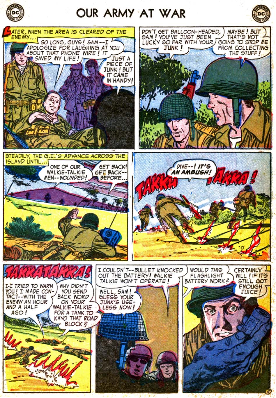 Read online Our Army at War (1952) comic -  Issue #25 - 15