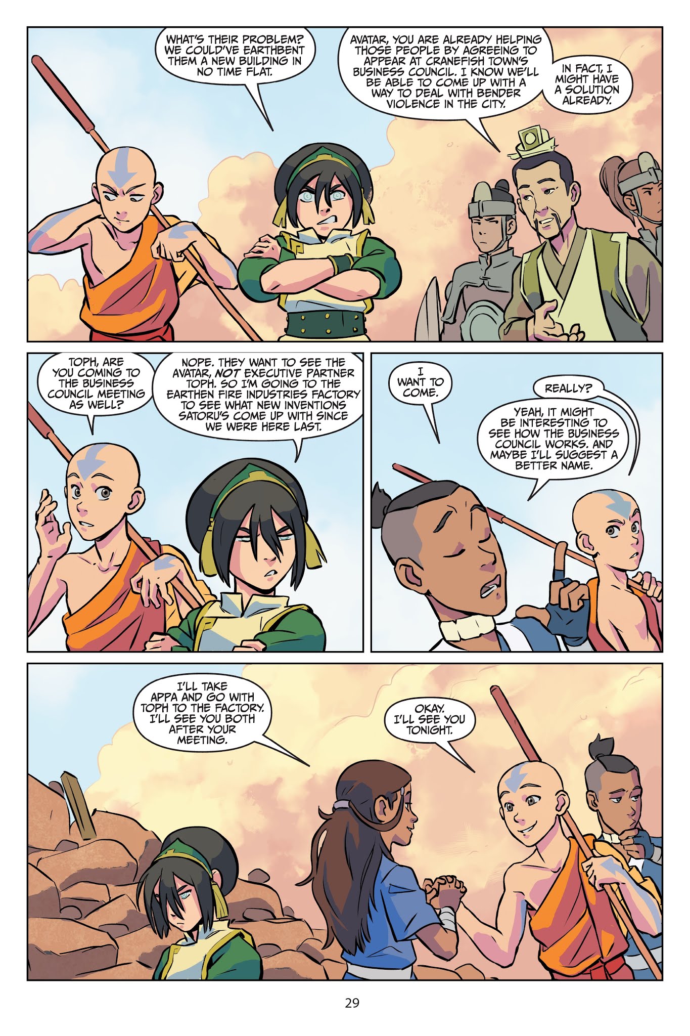 Read online Nickelodeon Avatar: The Last Airbender - Imbalance comic -  Issue # TPB 1 - 30