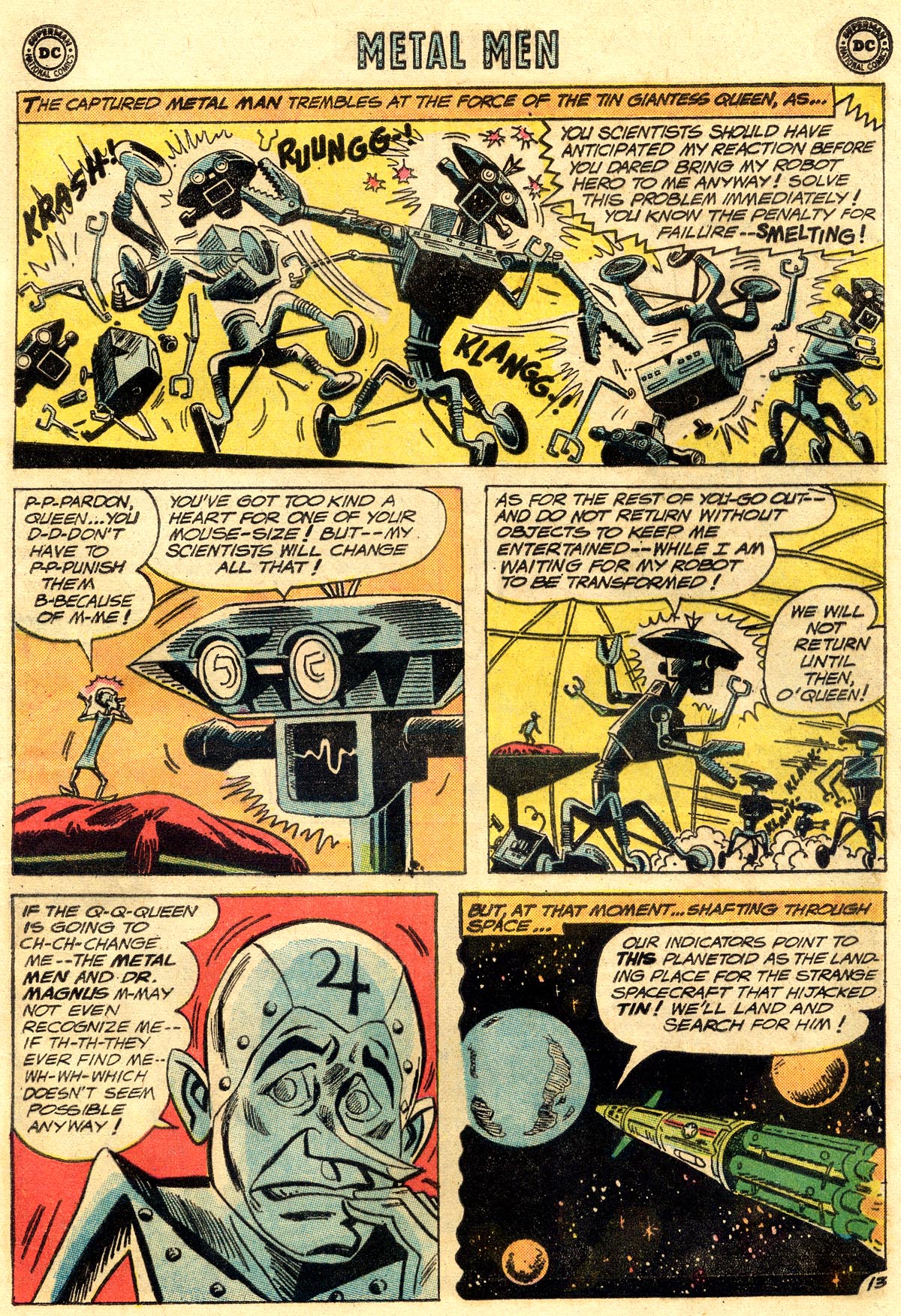 Read online Metal Men (1963) comic -  Issue #4 - 17