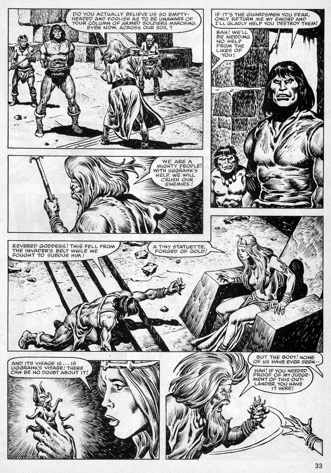 Read online The Savage Sword Of Conan comic -  Issue #100 - 29