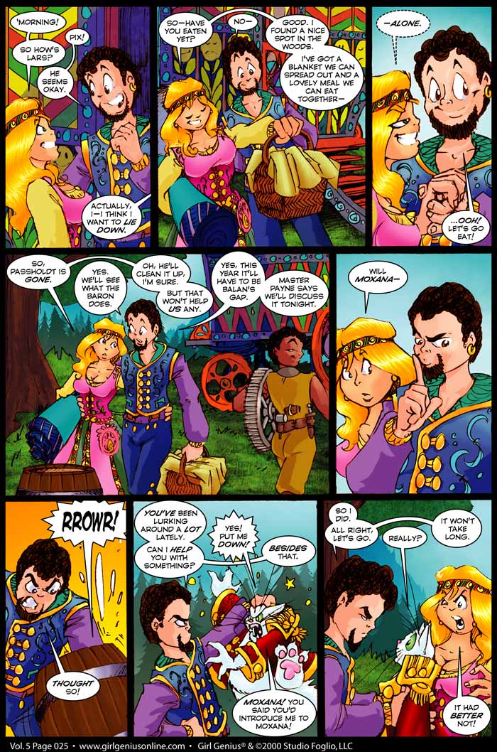 Read online Girl Genius (2002) comic -  Issue #5 - 25