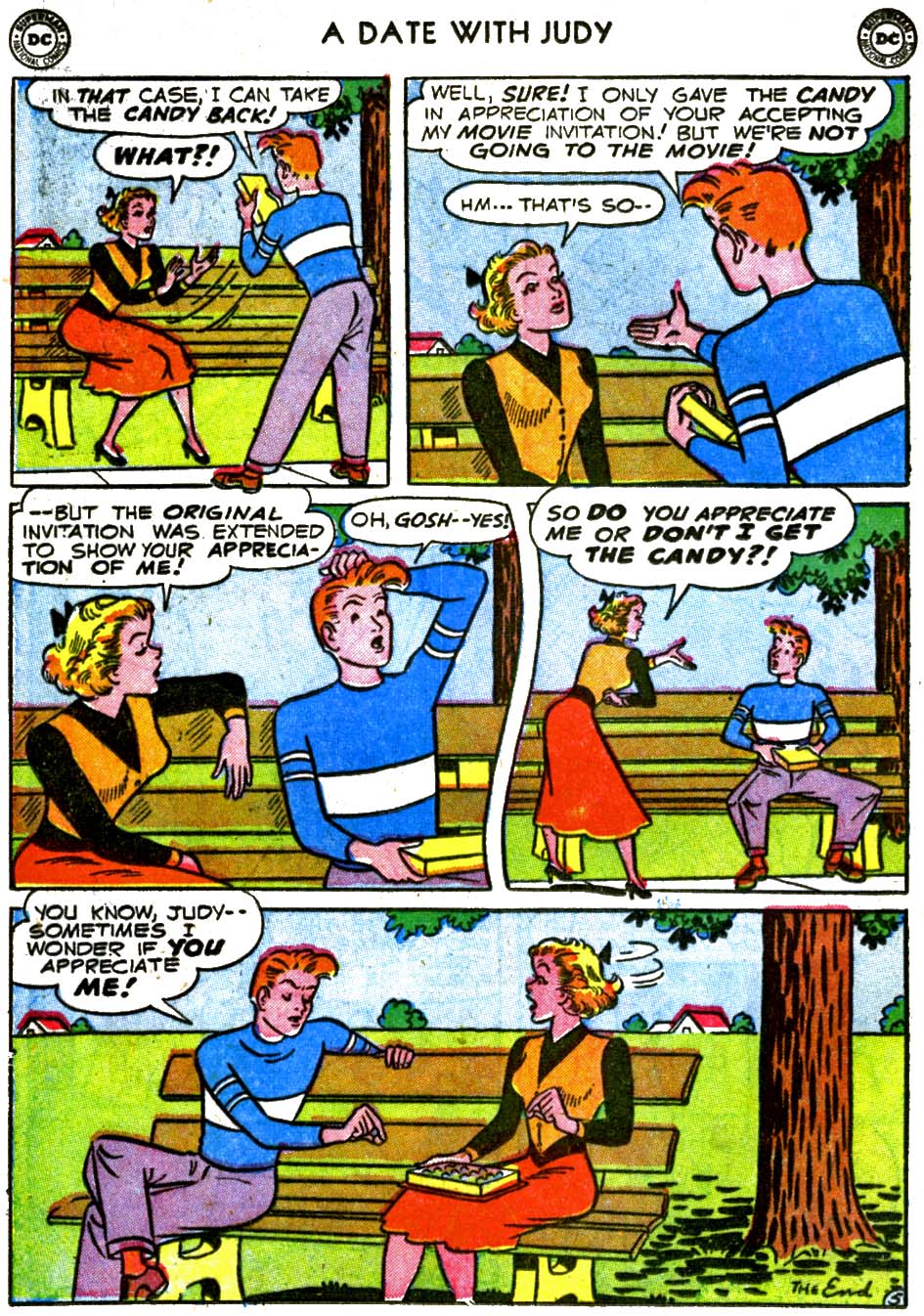 Read online A Date with Judy comic -  Issue #40 - 14