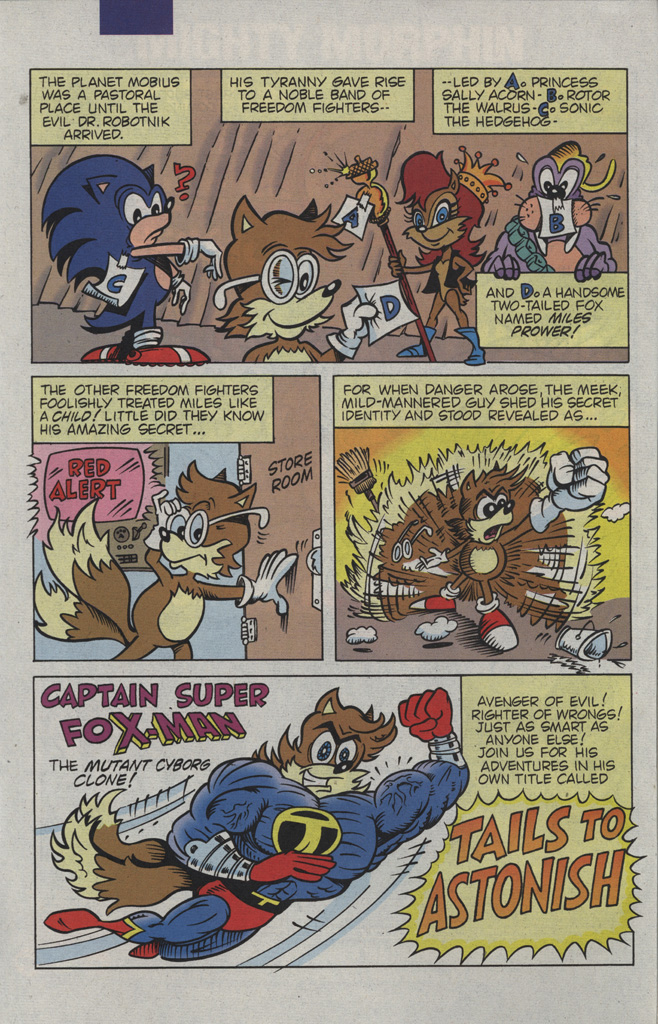Read online Tails comic -  Issue #1 - 4