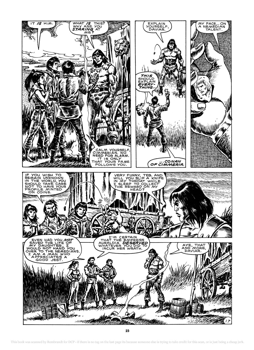 Read online The Savage Sword Of Conan comic -  Issue #151 - 21