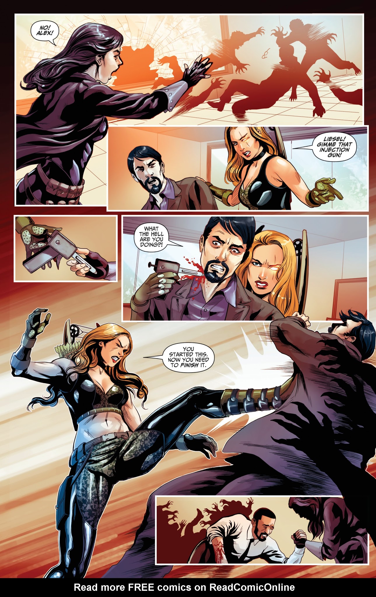 Read online Van Helsing vs. Robyn Hood comic -  Issue #4 - 22