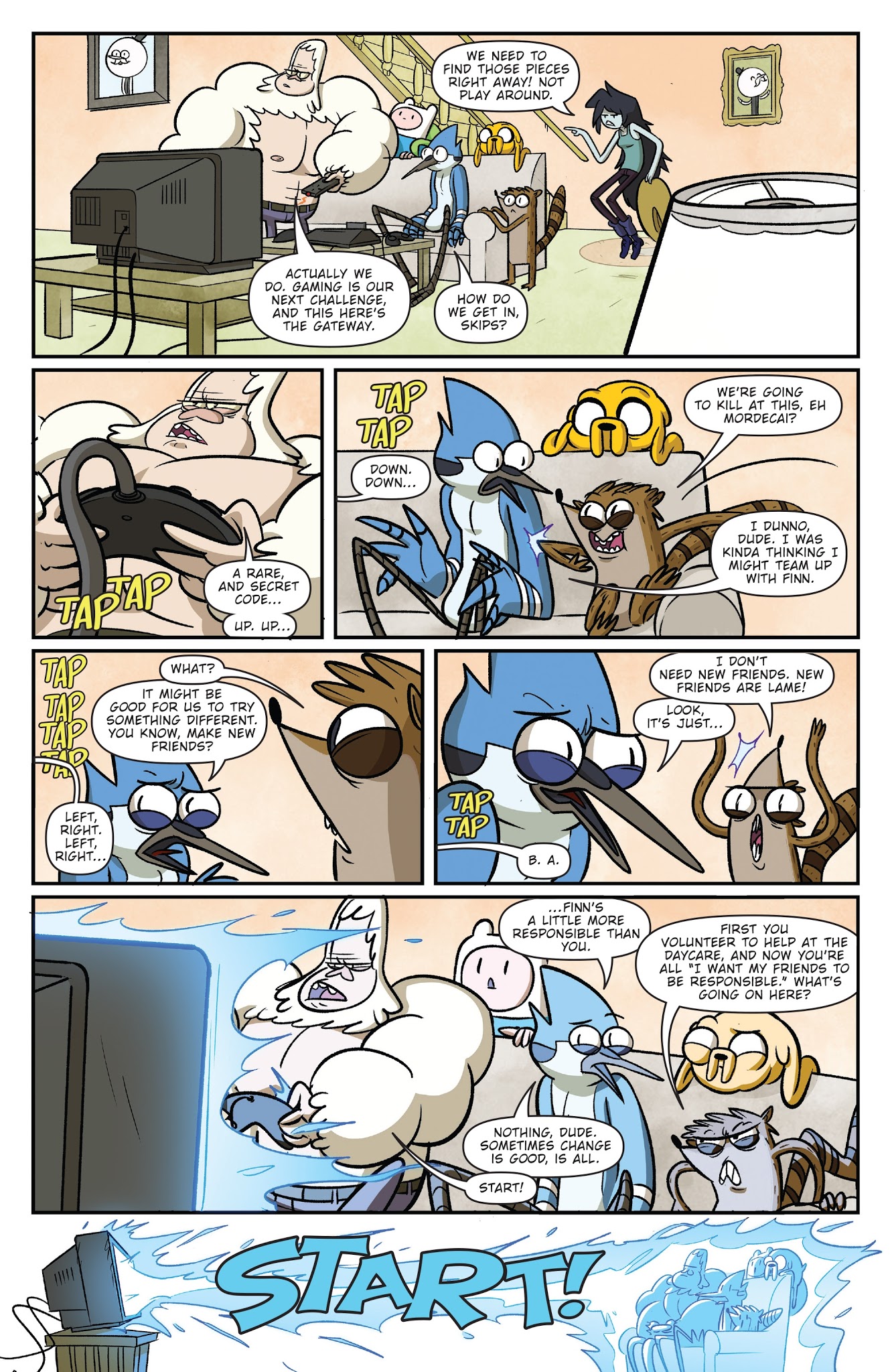 Read online Adventure Time/Regular Show comic -  Issue #2 - 20