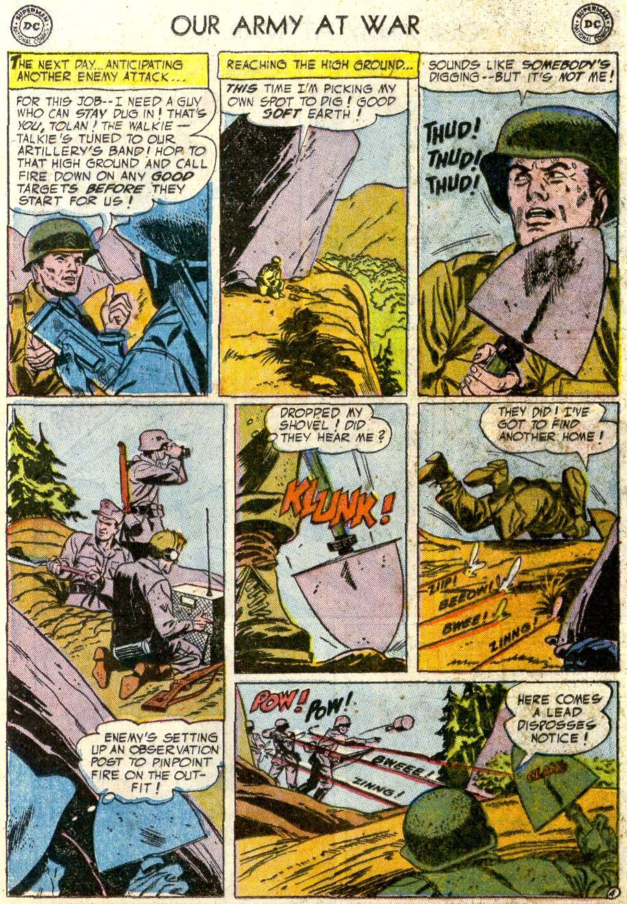 Read online Our Army at War (1952) comic -  Issue #33 - 24