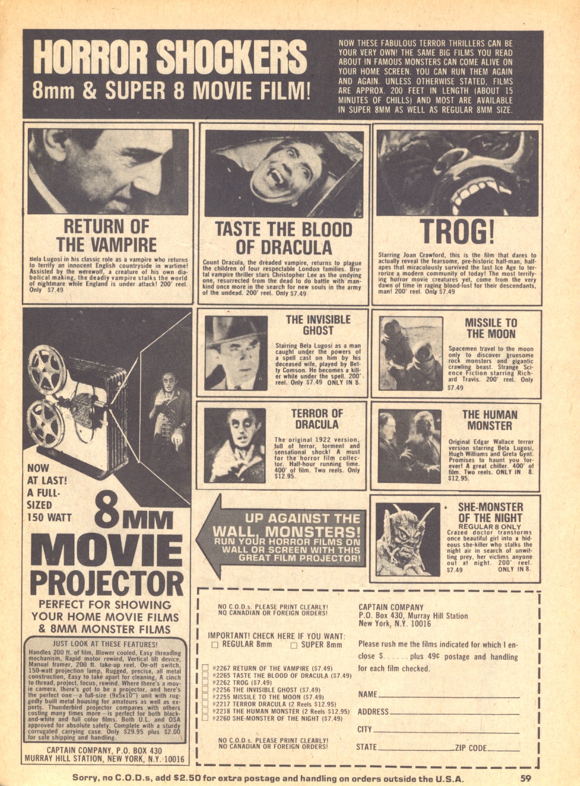 Read online Creepy (1964) comic -  Issue #58 - 59