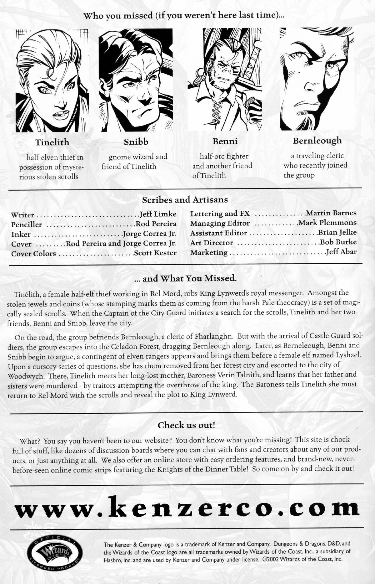 Read online Dungeons & Dragons: Black & White comic -  Issue #4 - 2