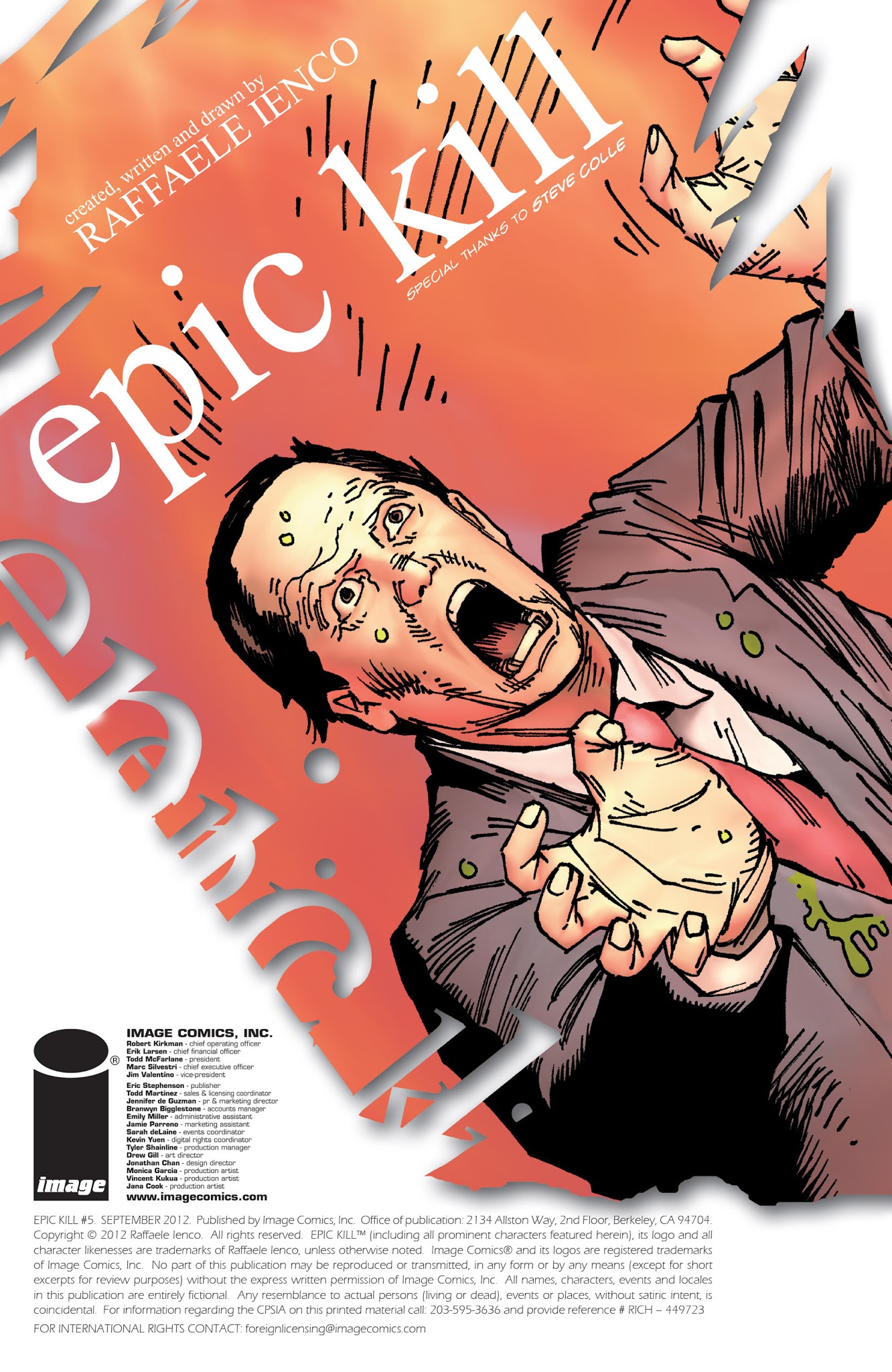 Read online Epic Kill comic -  Issue #5 - 2