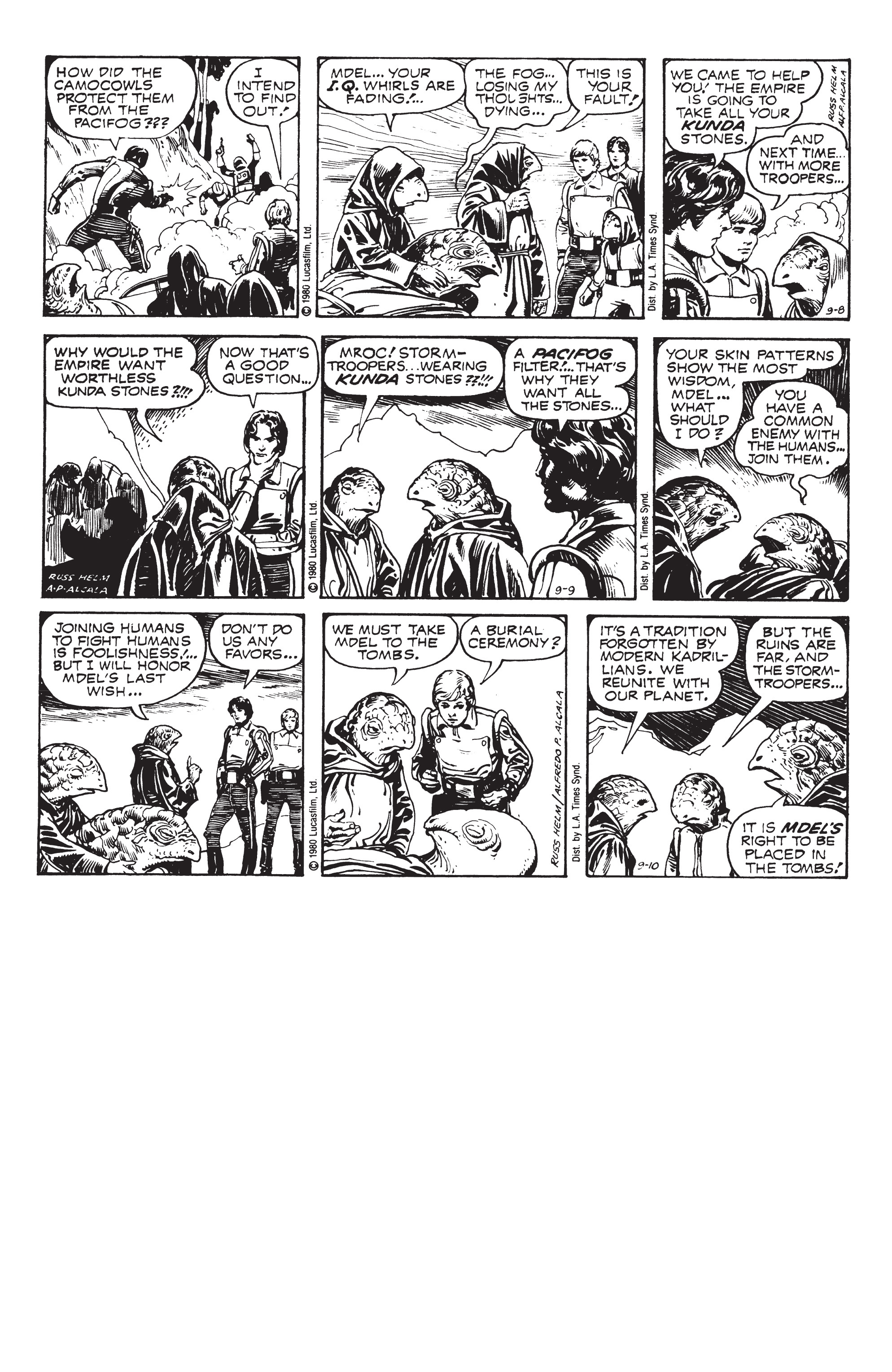 Read online Star Wars Legends: The Newspaper Strips - Epic Collection comic -  Issue # TPB (Part 3) - 93
