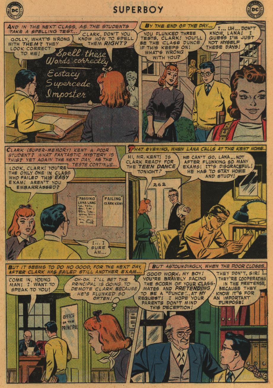 Read online Superboy (1949) comic -  Issue #66 - 13