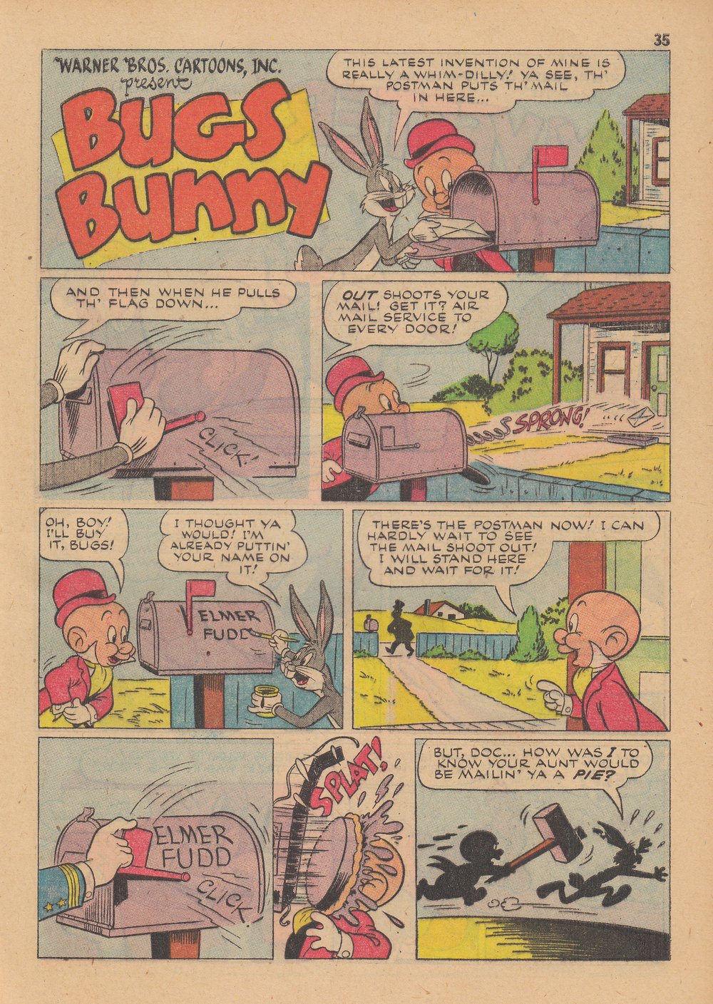 Read online Bugs Bunny's Christmas Funnies comic -  Issue # TPB 2 - 37