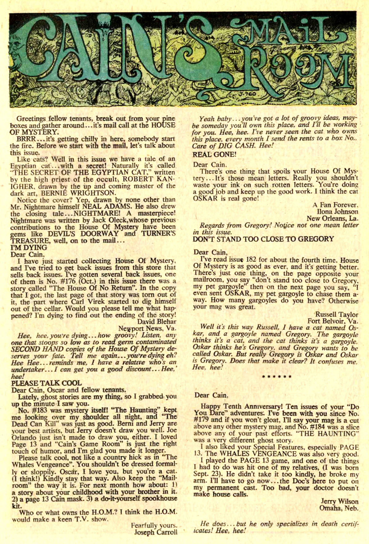 Read online House of Mystery (1951) comic -  Issue #186 - 15