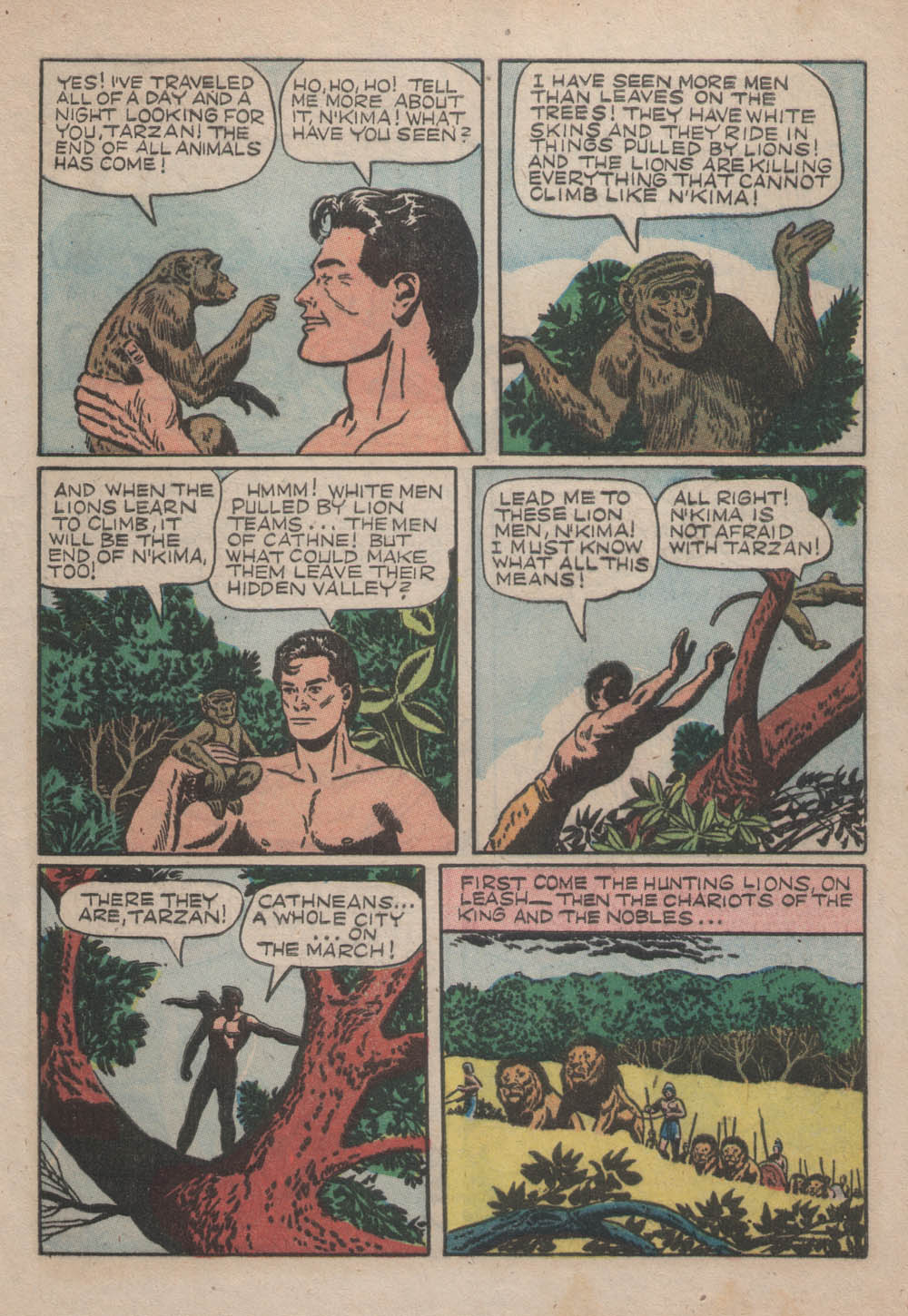 Read online Tarzan (1948) comic -  Issue #35 - 5