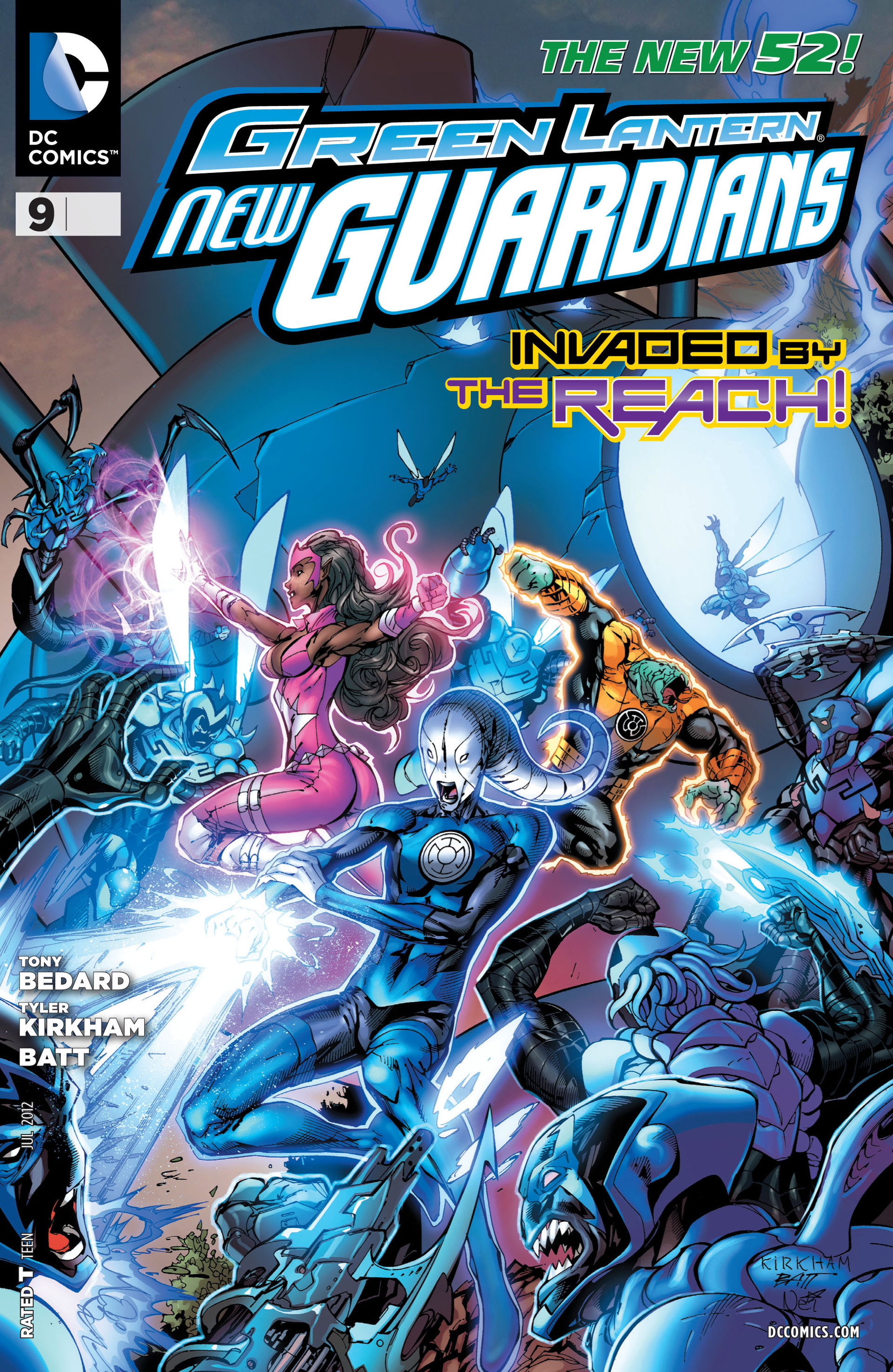 Read online Green Lantern: New Guardians comic -  Issue #9 - 1