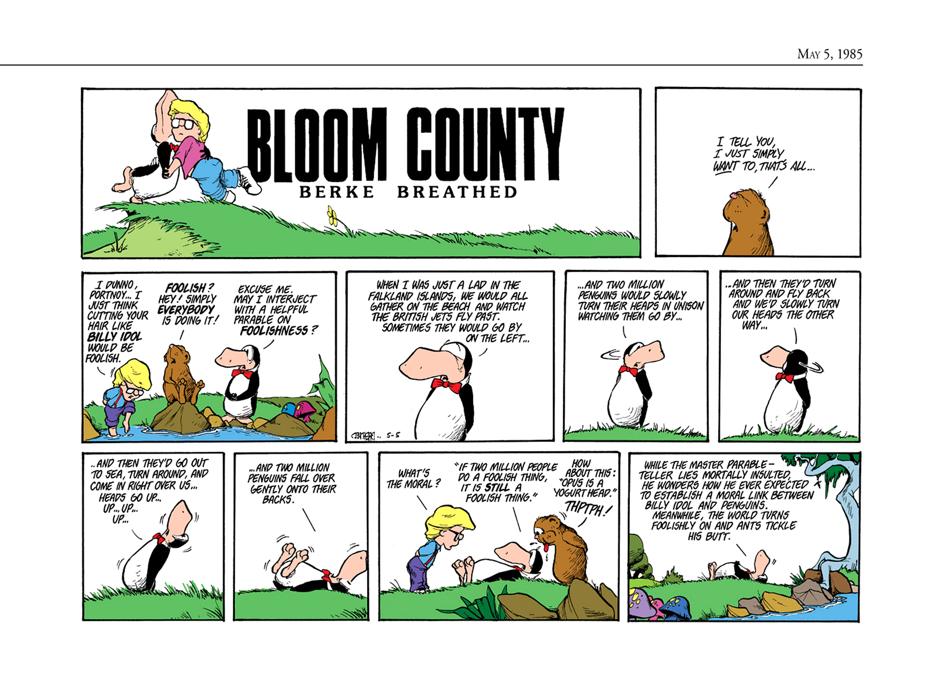 Read online The Bloom County Digital Library comic -  Issue # TPB 5 (Part 2) - 33