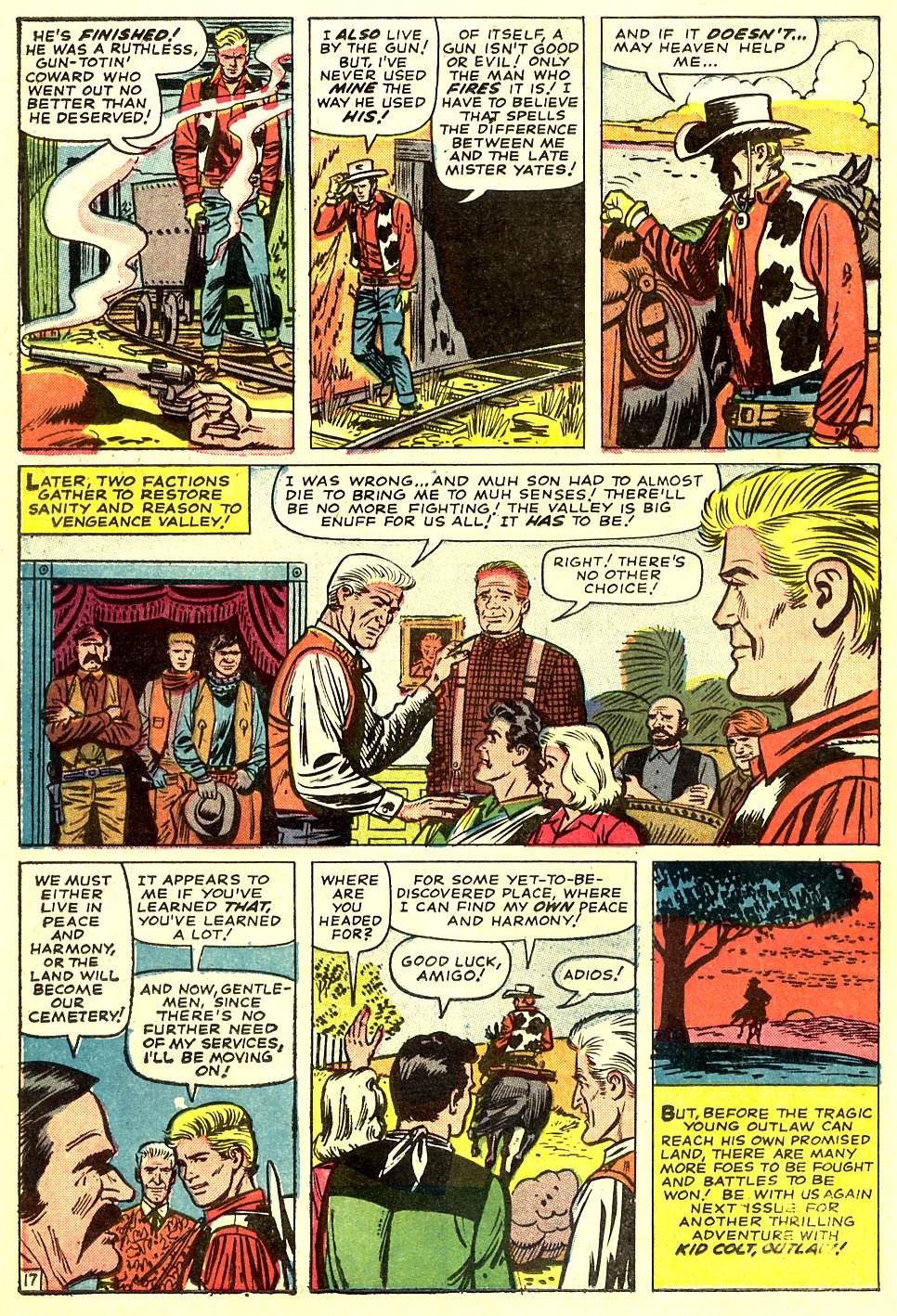 Read online Kid Colt Outlaw comic -  Issue #129 - 22