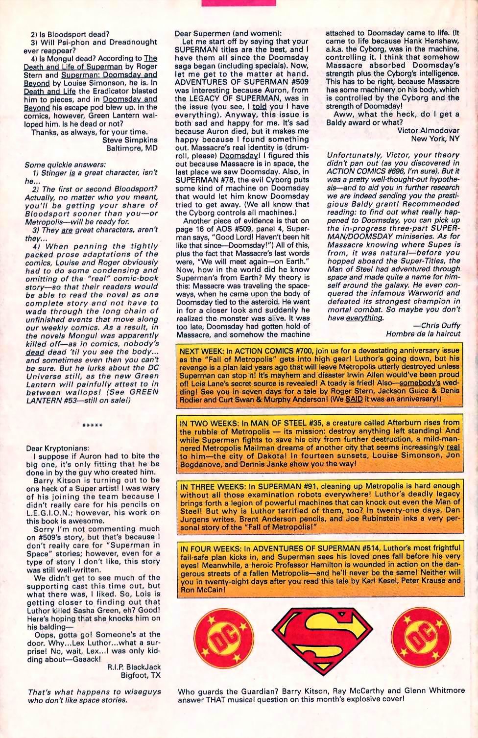 Read online Adventures of Superman (1987) comic -  Issue #513 - 25