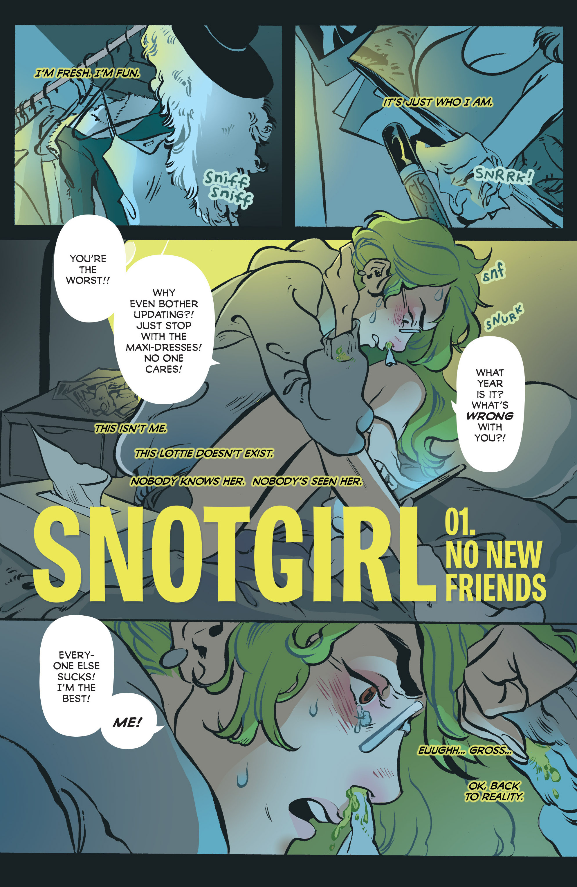 Read online Snotgirl comic -  Issue #1 - 8