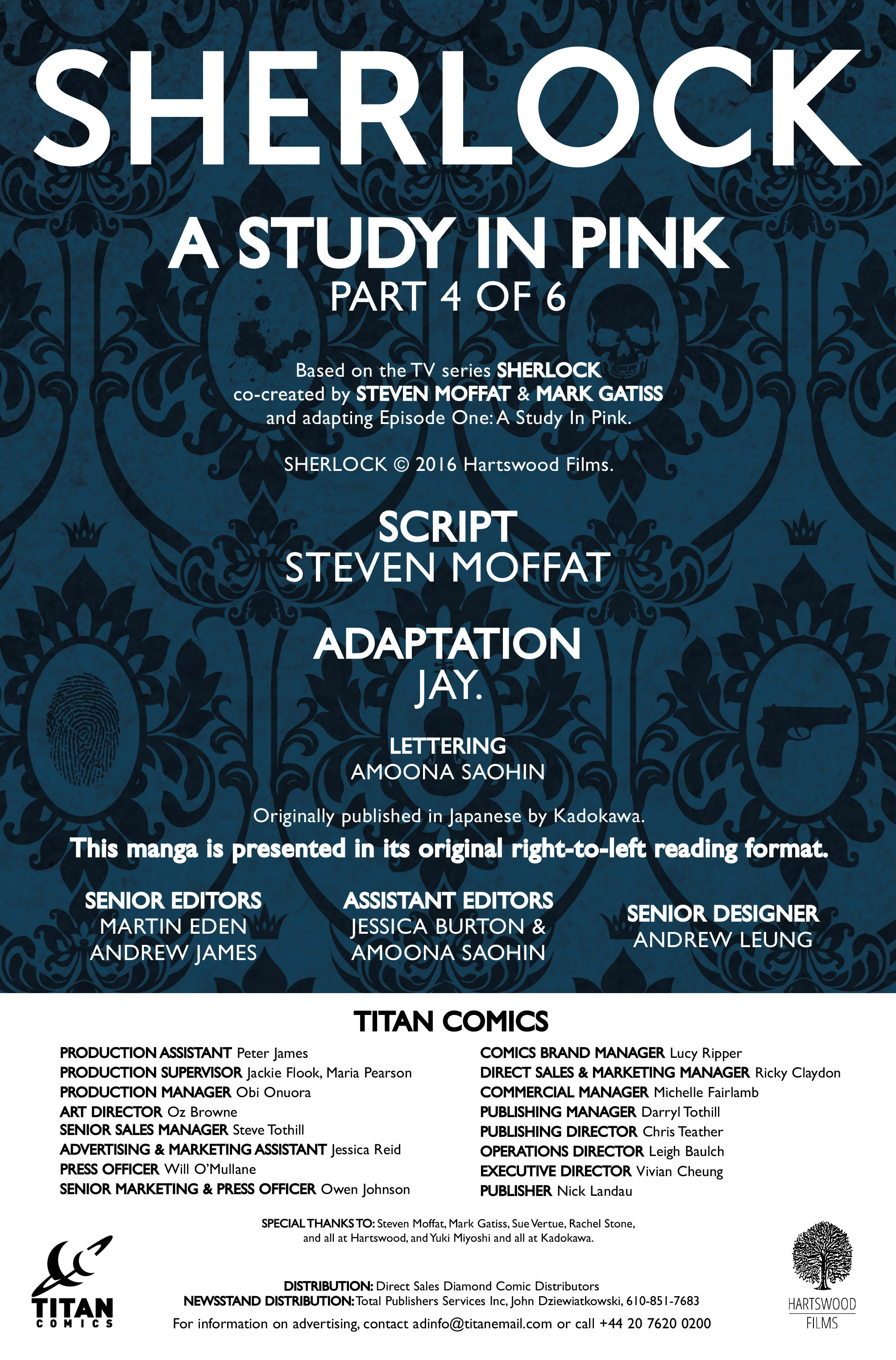 Read online Sherlock: A Study In Pink comic -  Issue #4 - 4