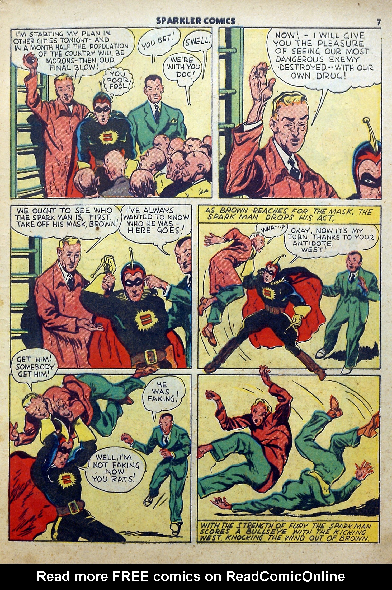 Read online Sparkler Comics comic -  Issue #2 - 9