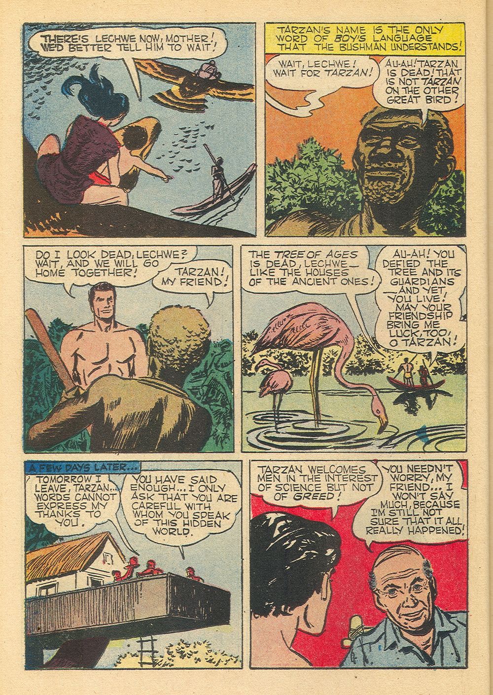 Read online Tarzan (1948) comic -  Issue #51 - 18