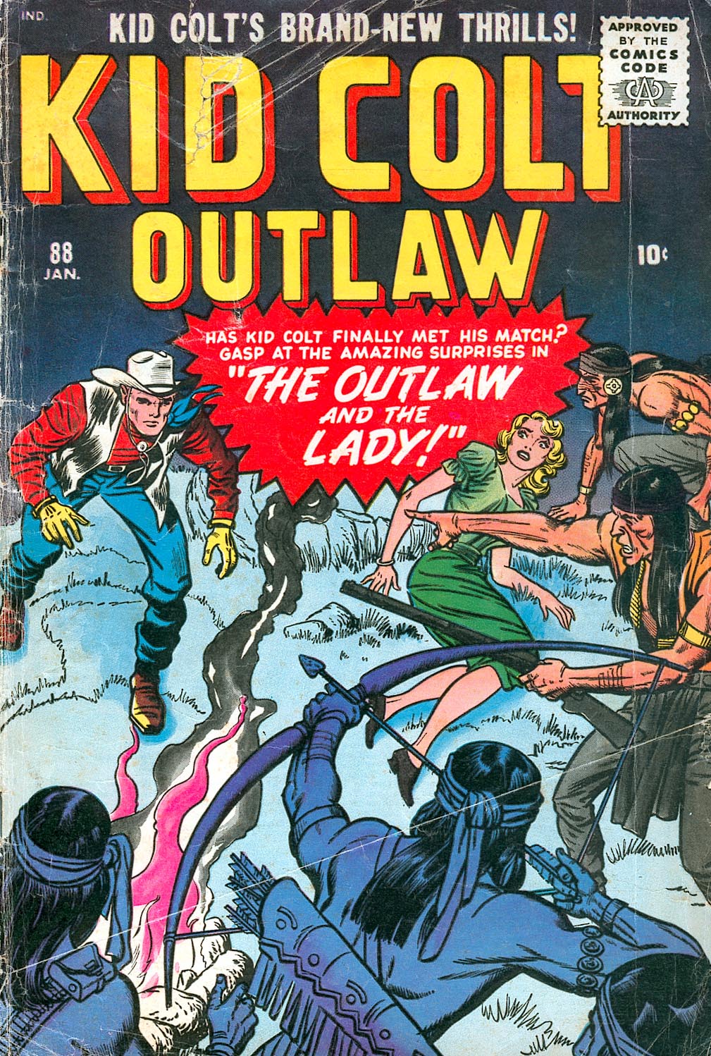 Read online Kid Colt Outlaw comic -  Issue #88 - 1
