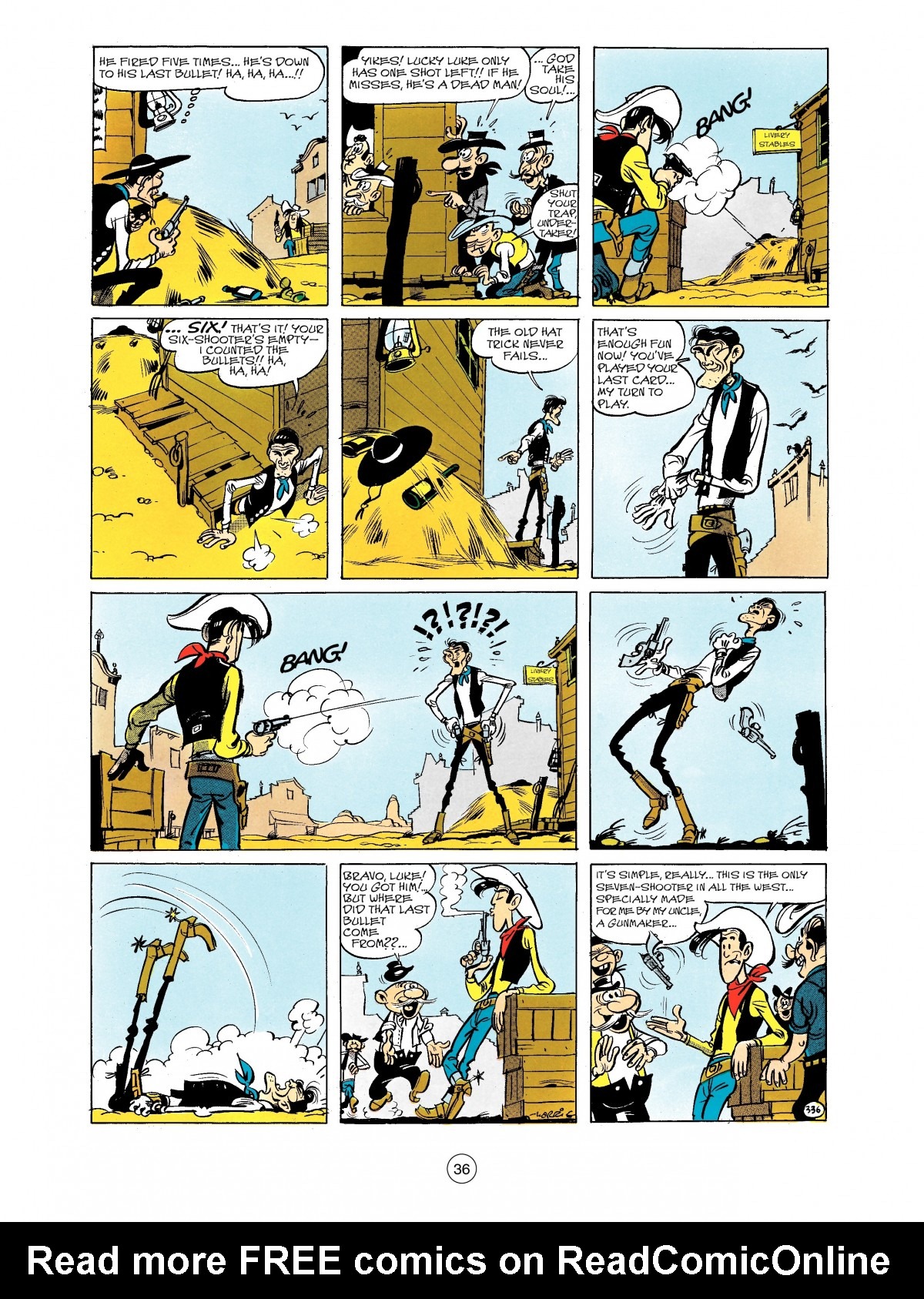 Read online A Lucky Luke Adventure comic -  Issue #40 - 36