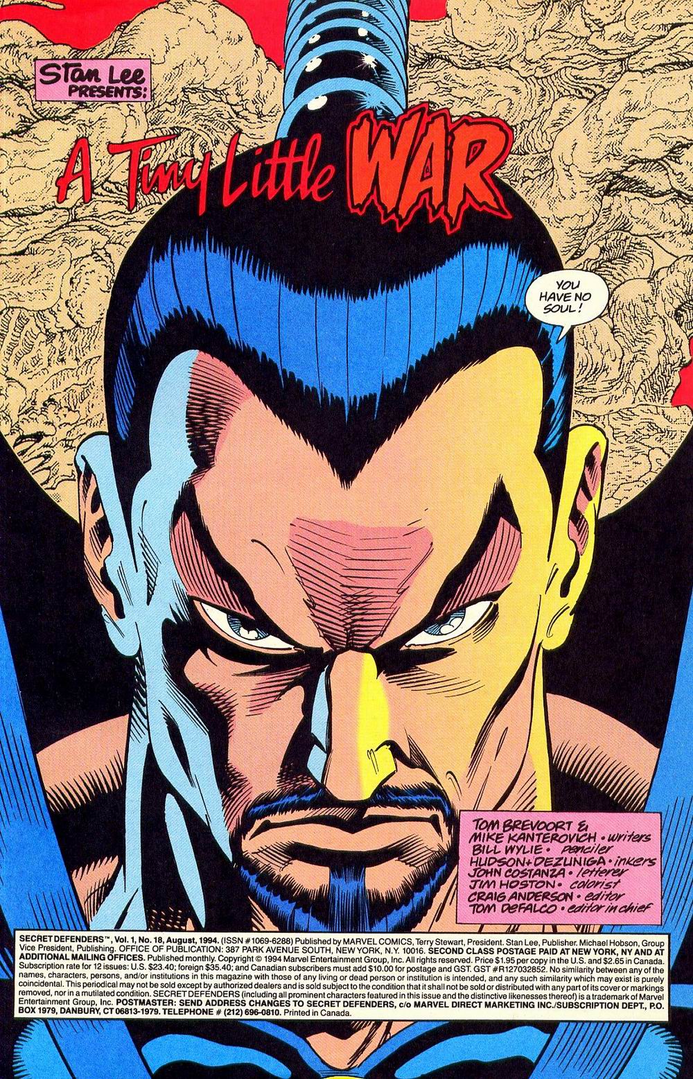 Read online Secret Defenders comic -  Issue #18 - 2