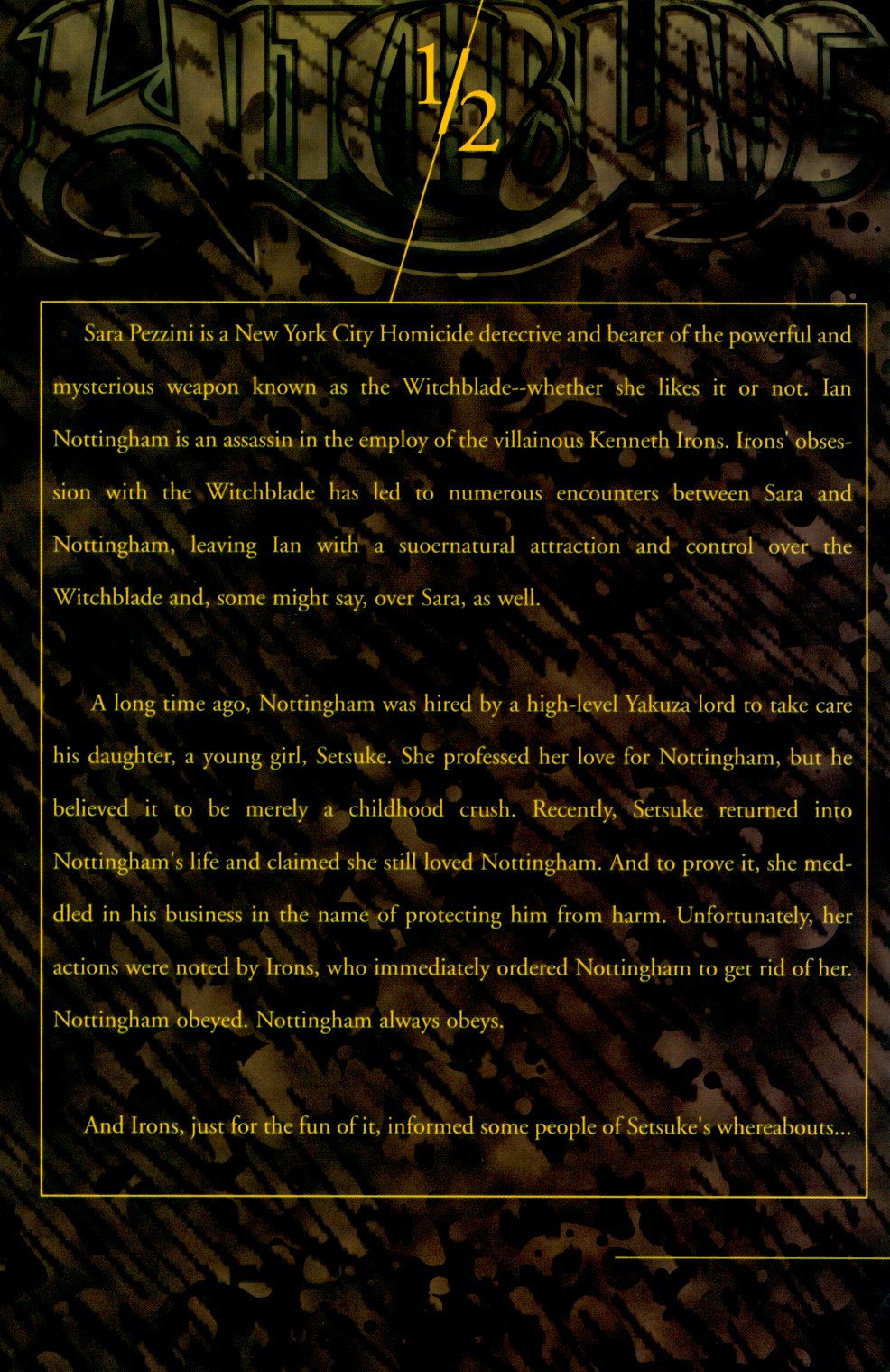 Read online Witchblade (1995) comic -  Issue #0.5 - 21