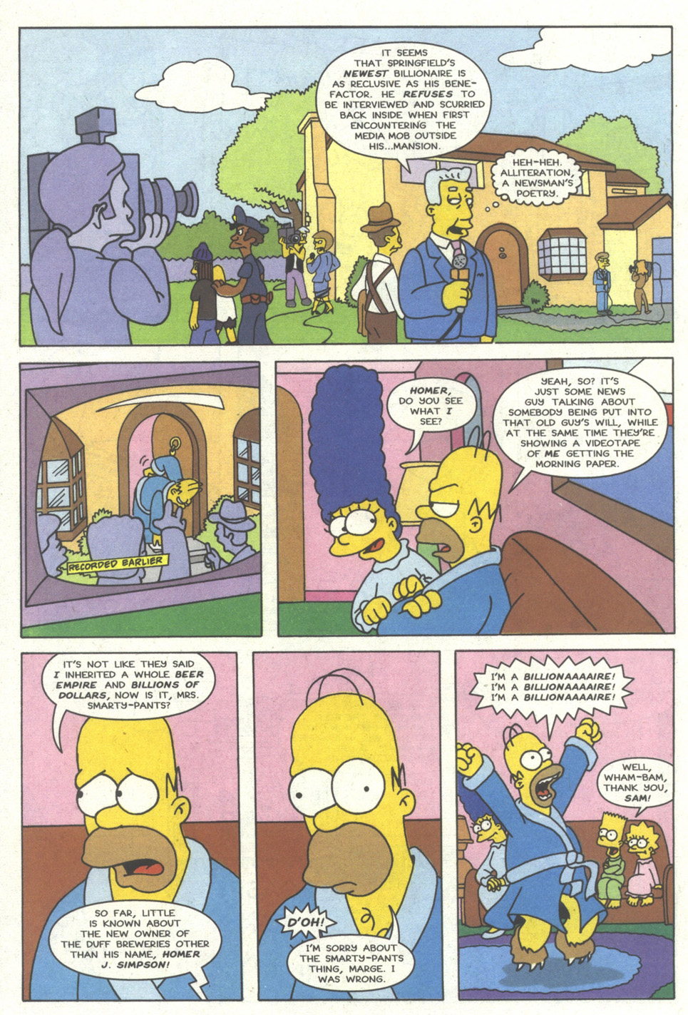Read online Simpsons Comics comic -  Issue #14 - 9