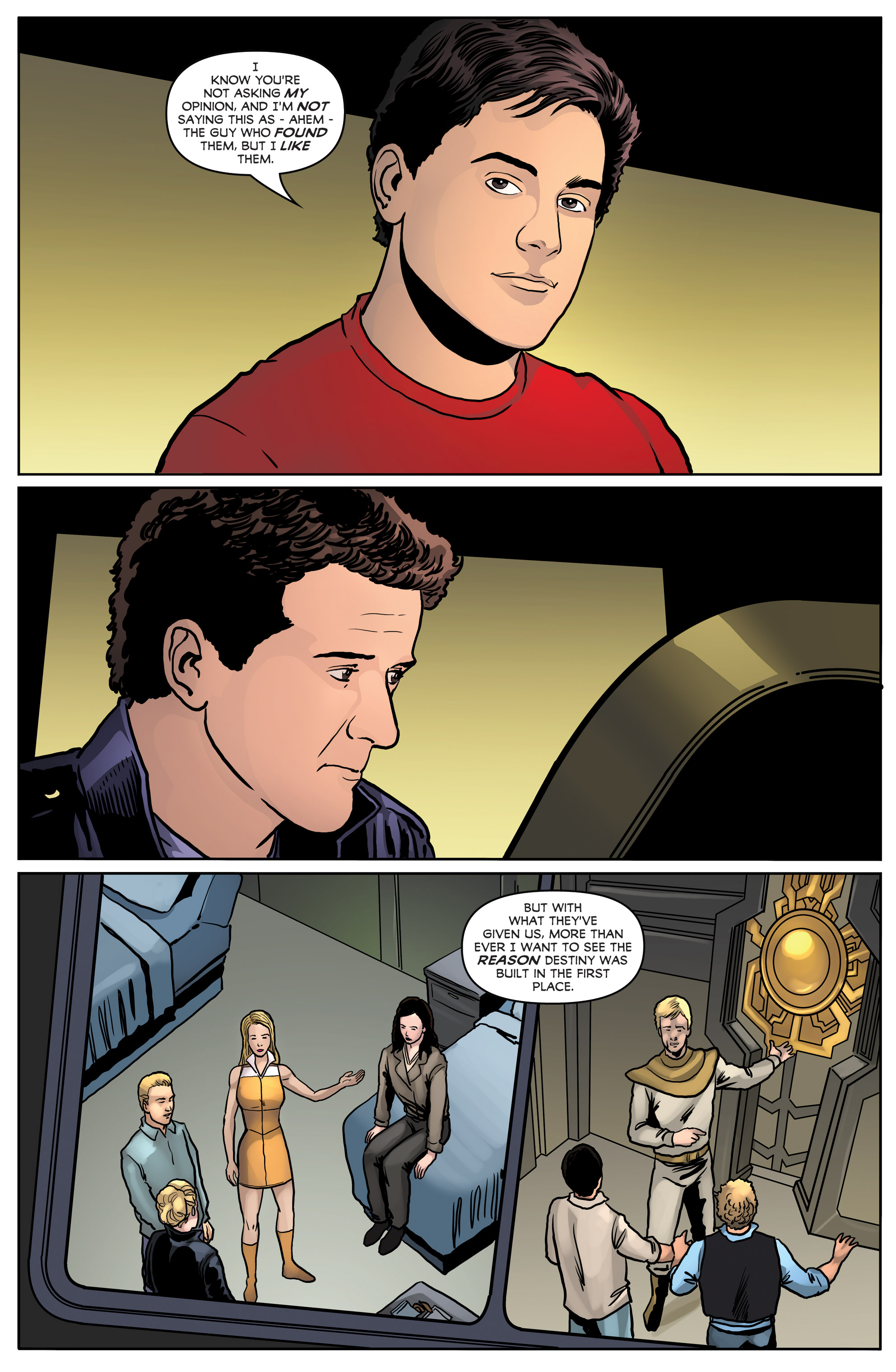 Read online Stargate Universe comic -  Issue #6 - 19