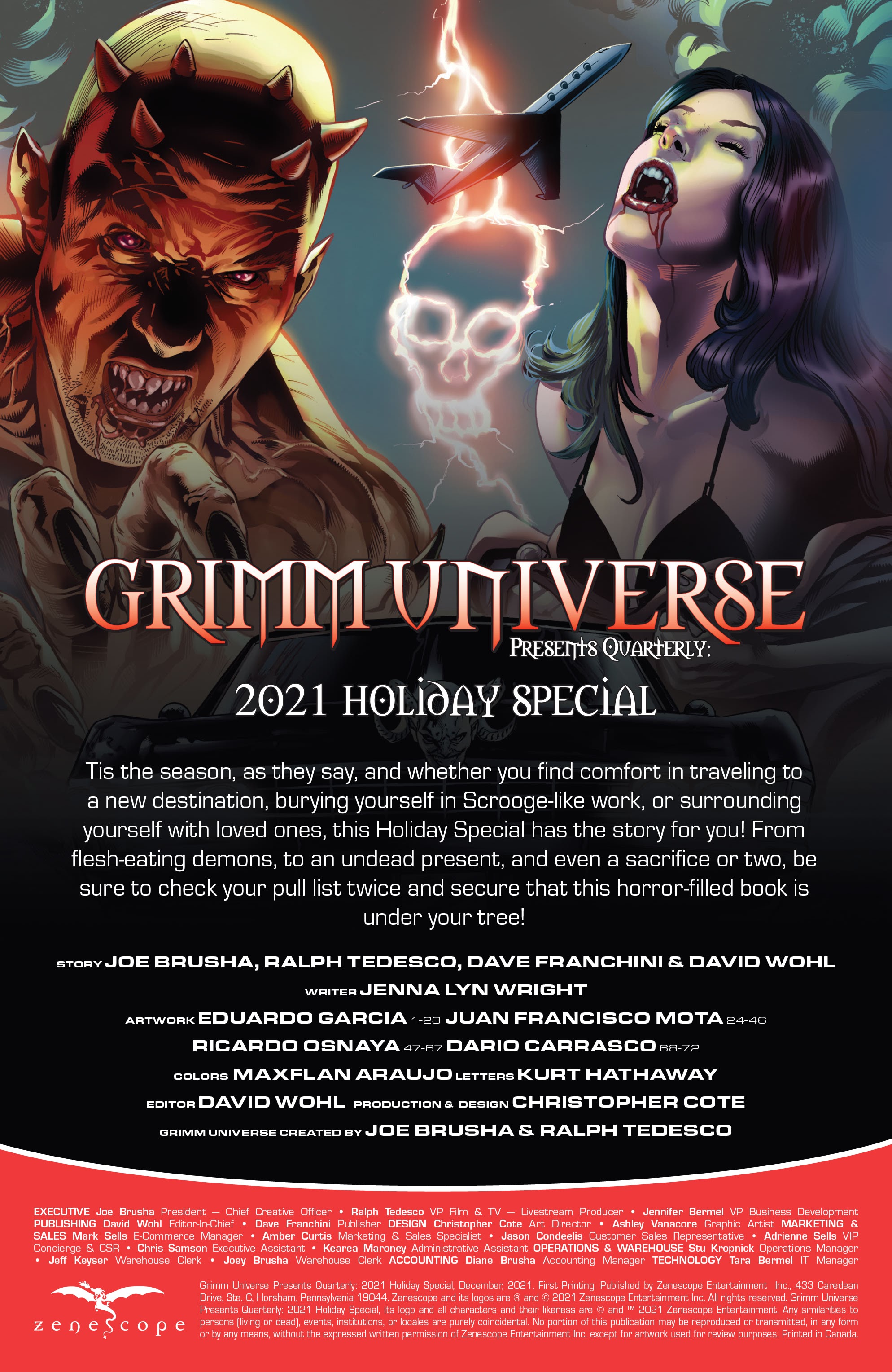 Read online Grimm Universe Presents Quarterly: 2021 Holiday Special comic -  Issue # Full - 2