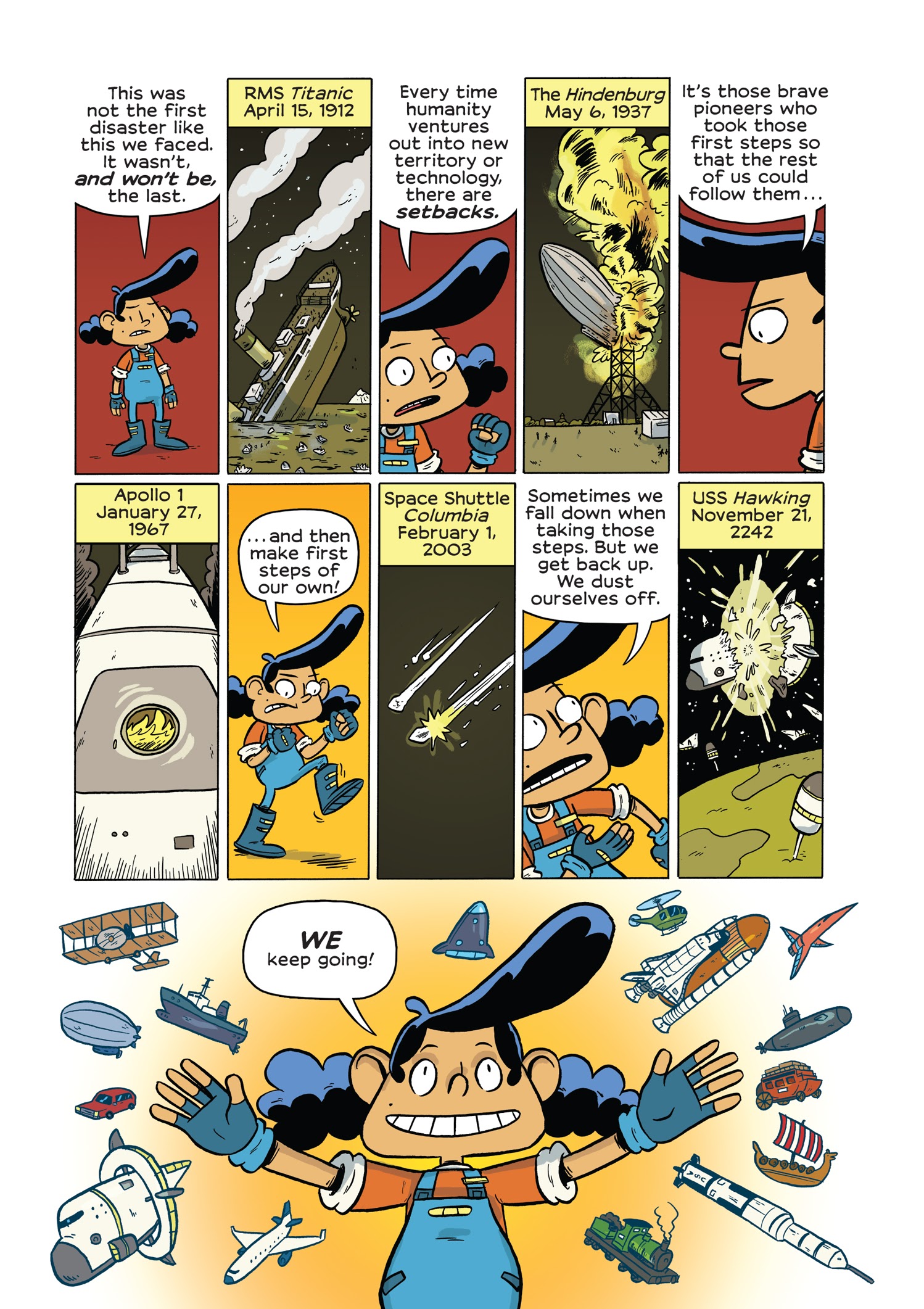 Read online History Comics comic -  Issue # The Challenger Disaster: Tragedy in the Skies - 119