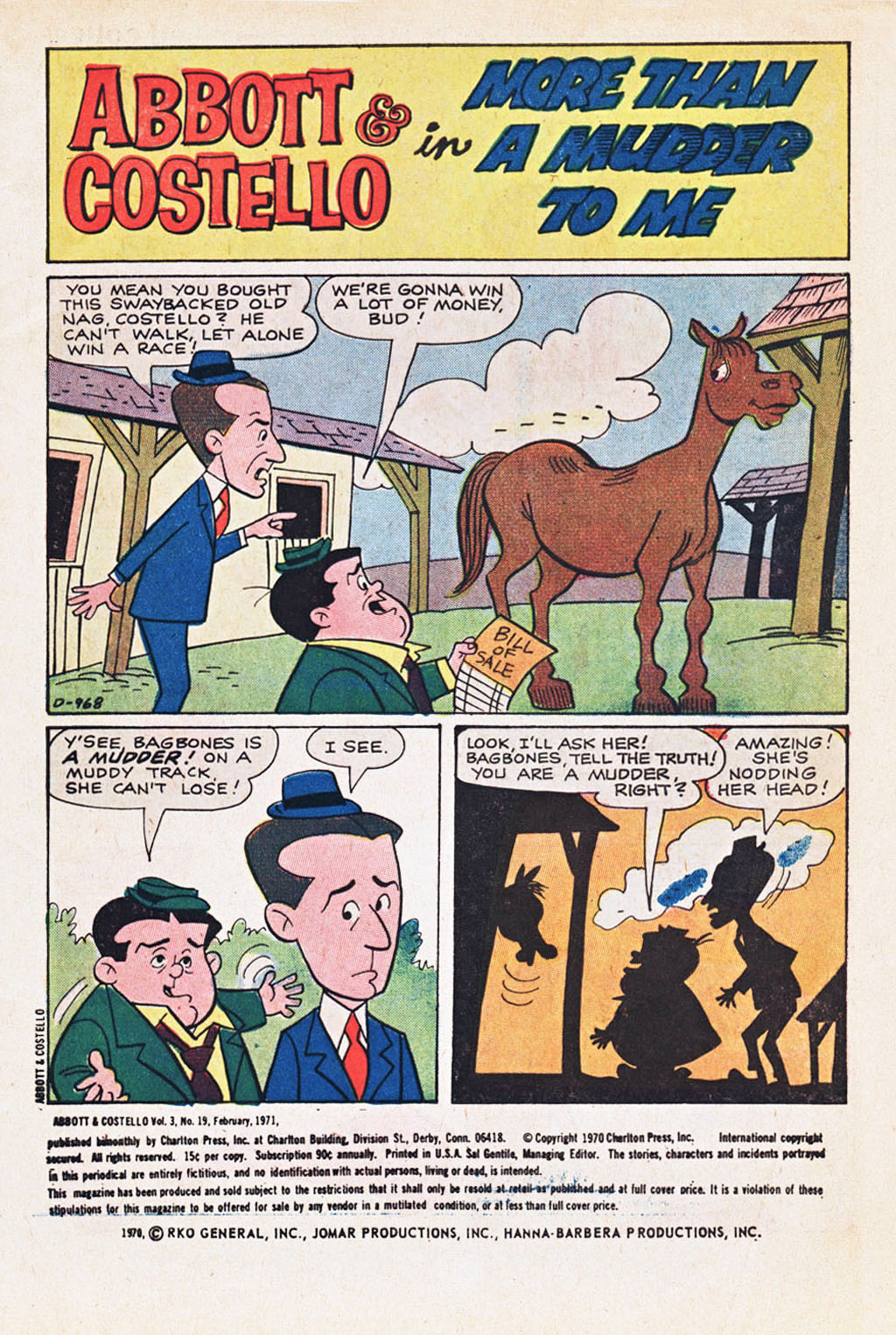 Read online Abbott & Costello comic -  Issue #19 - 3