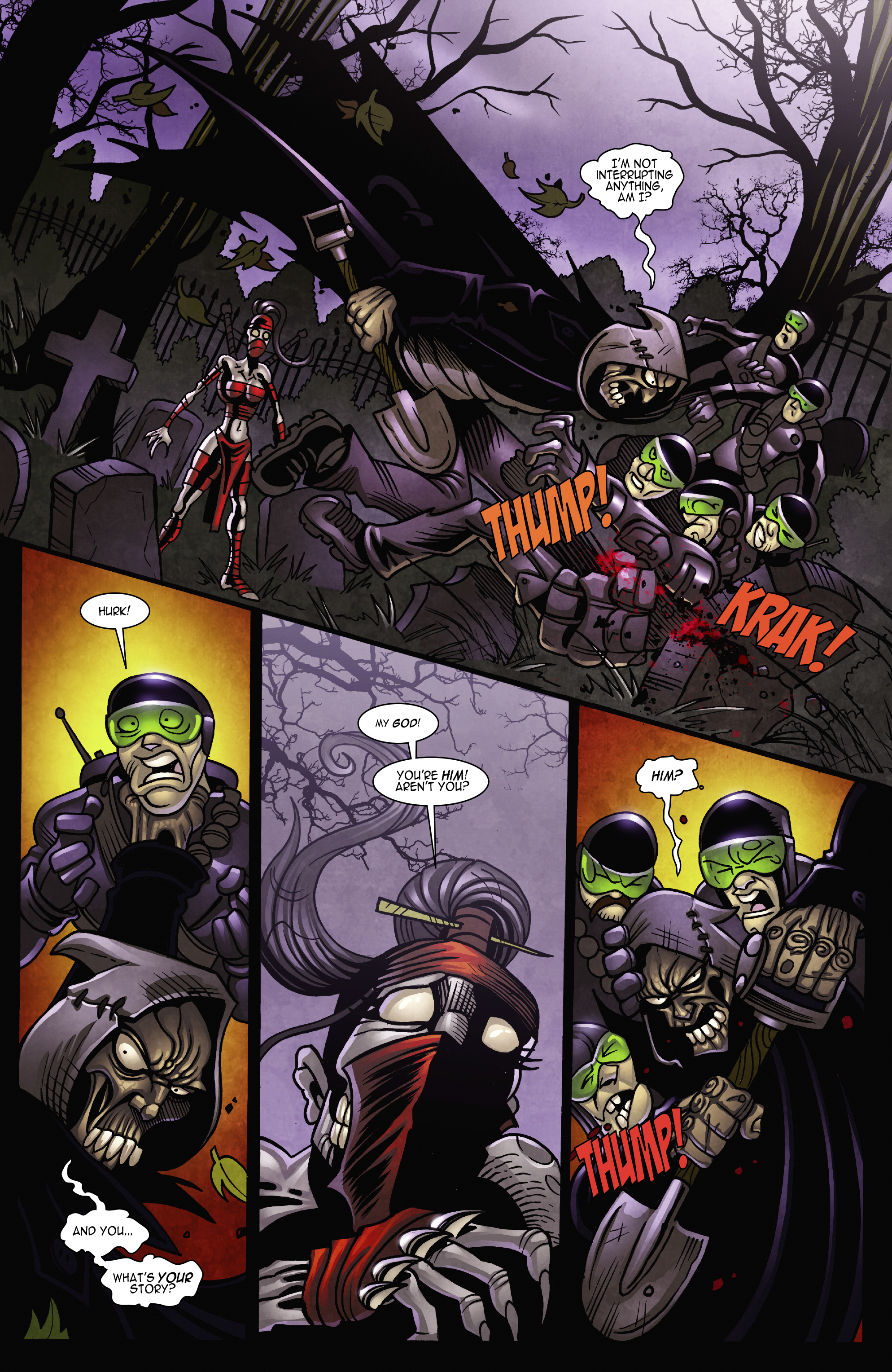 Read online The Living Corpse: Exhumed comic -  Issue #4 - 9