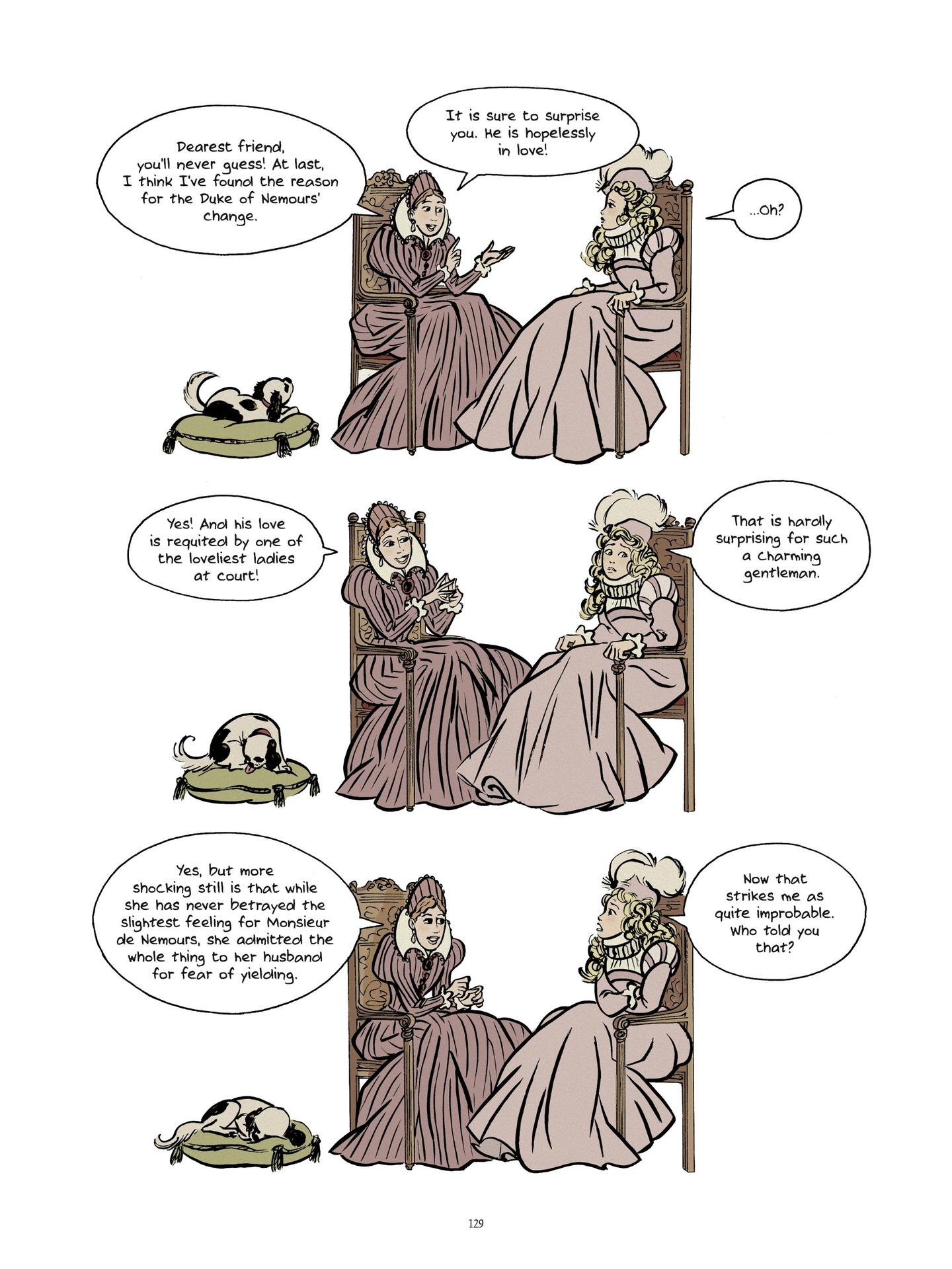 Read online The Princess of Clèves comic -  Issue # TPB (Part 1) - 121