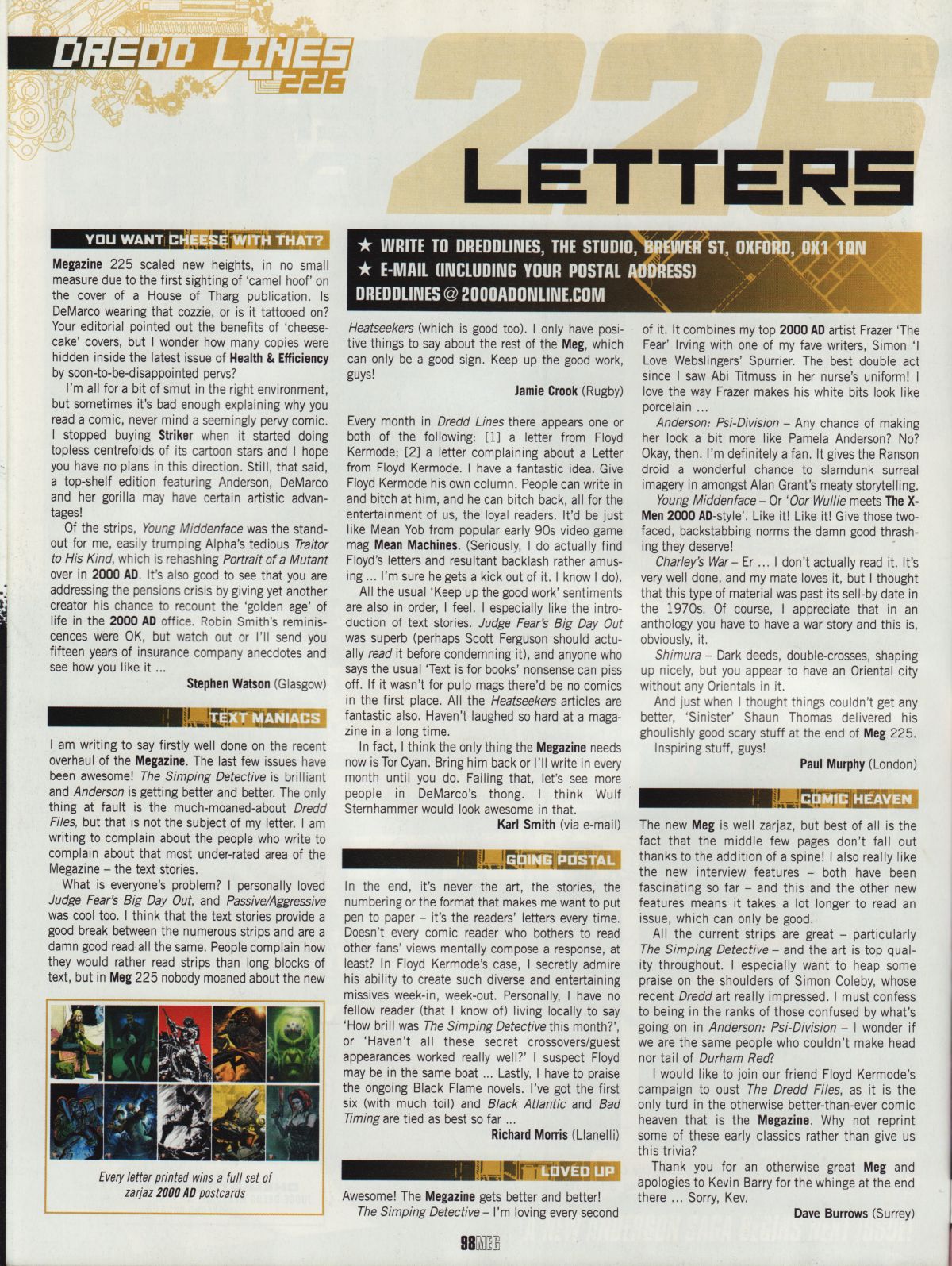 Read online Judge Dredd Megazine (Vol. 5) comic -  Issue #226 - 98