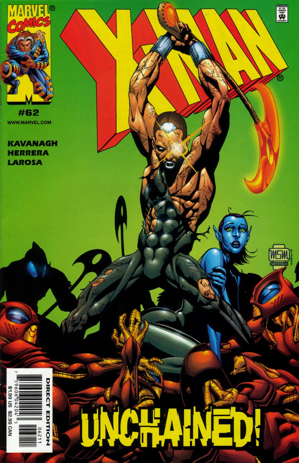 Read online X-Man comic -  Issue #62 - 1