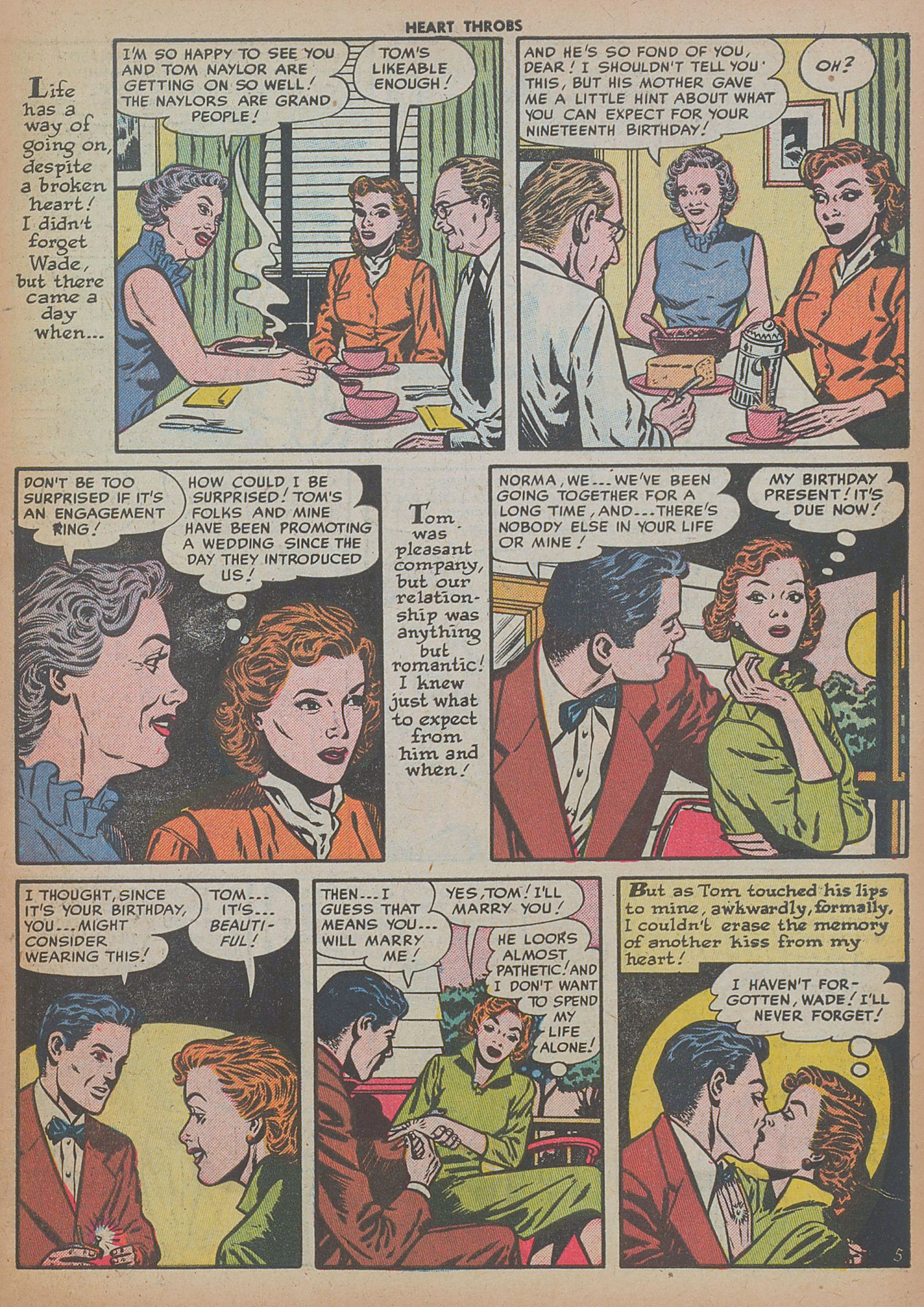 Read online Heart Throbs comic -  Issue #35 - 7
