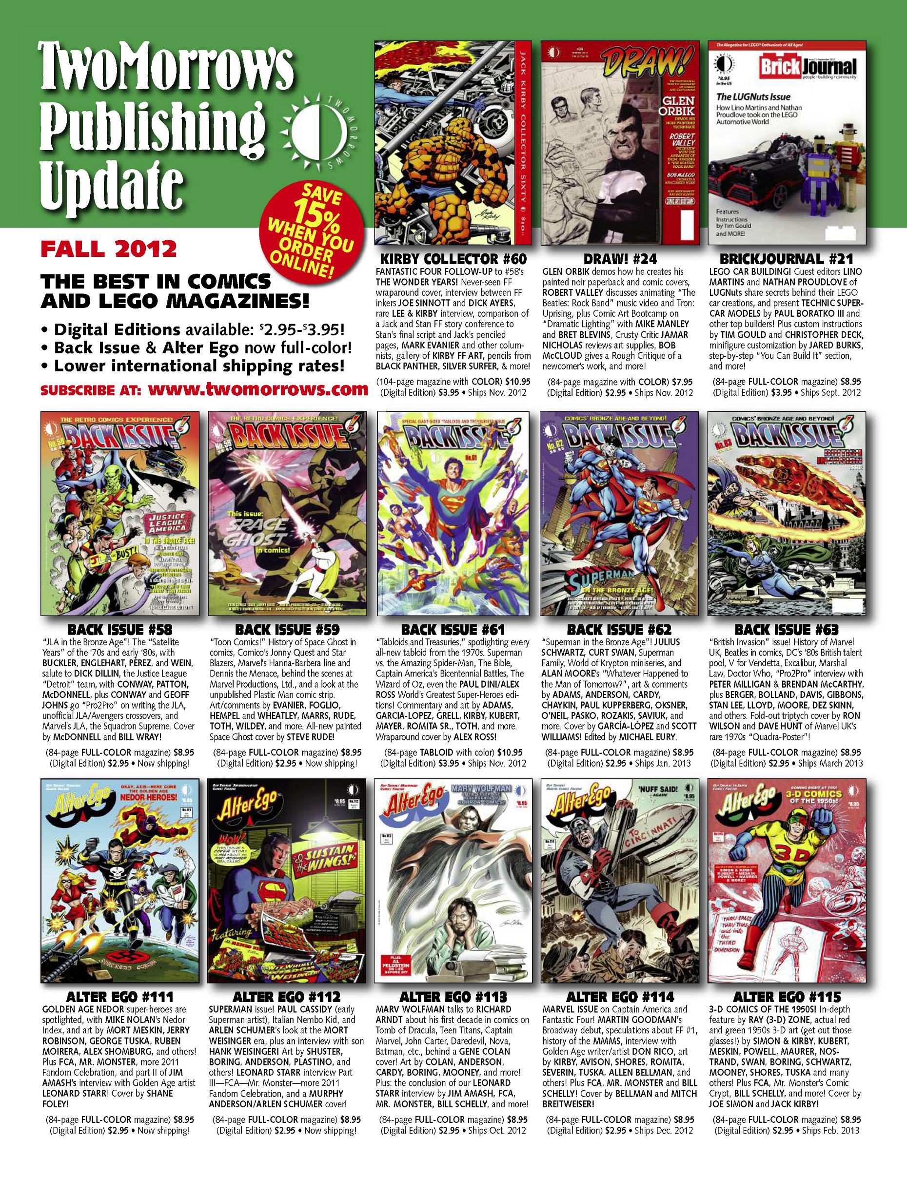 Read online Back Issue comic -  Issue #60 - 80