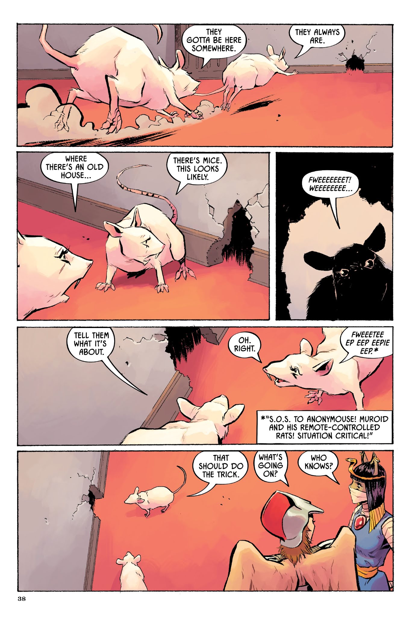Read online Angel Catbird comic -  Issue # TPB 3 - 38