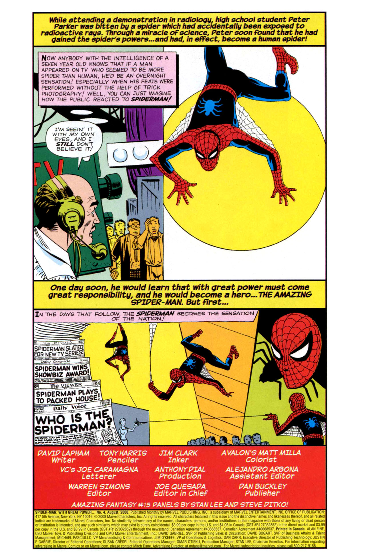 Read online Spider-Man: With Great Power... comic -  Issue #4 - 2