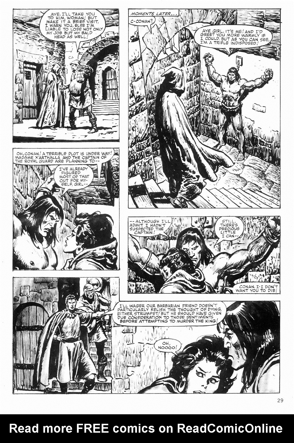 Read online The Savage Sword Of Conan comic -  Issue #81 - 29