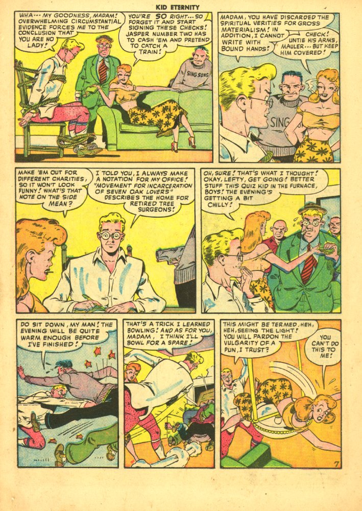 Read online Kid Eternity (1946) comic -  Issue #11 - 32