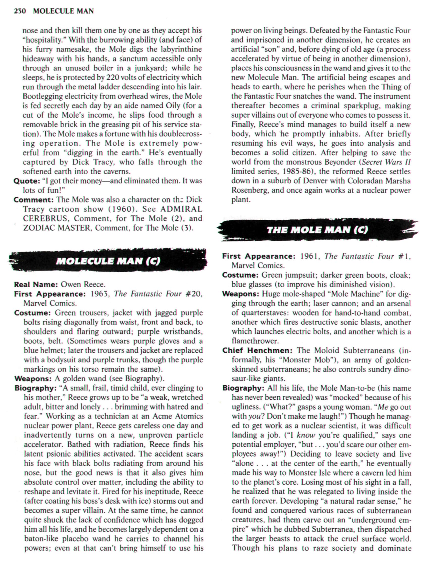 Read online The Encyclopedia of Super Villains comic -  Issue # TPB (Part 2) - 5