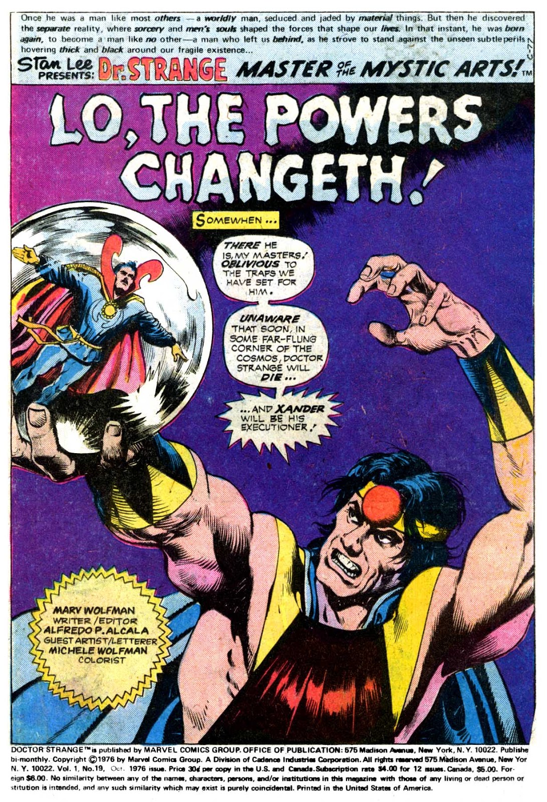 Doctor Strange (1974) issue 19 - Page 2