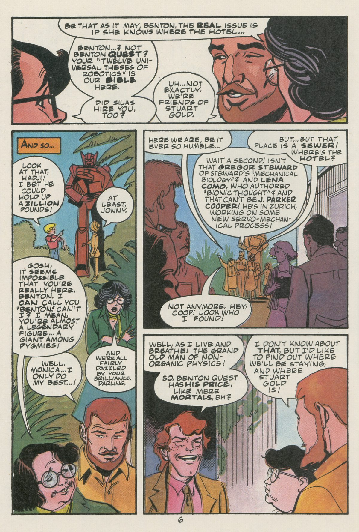 Read online Jonny Quest comic -  Issue #17 - 8